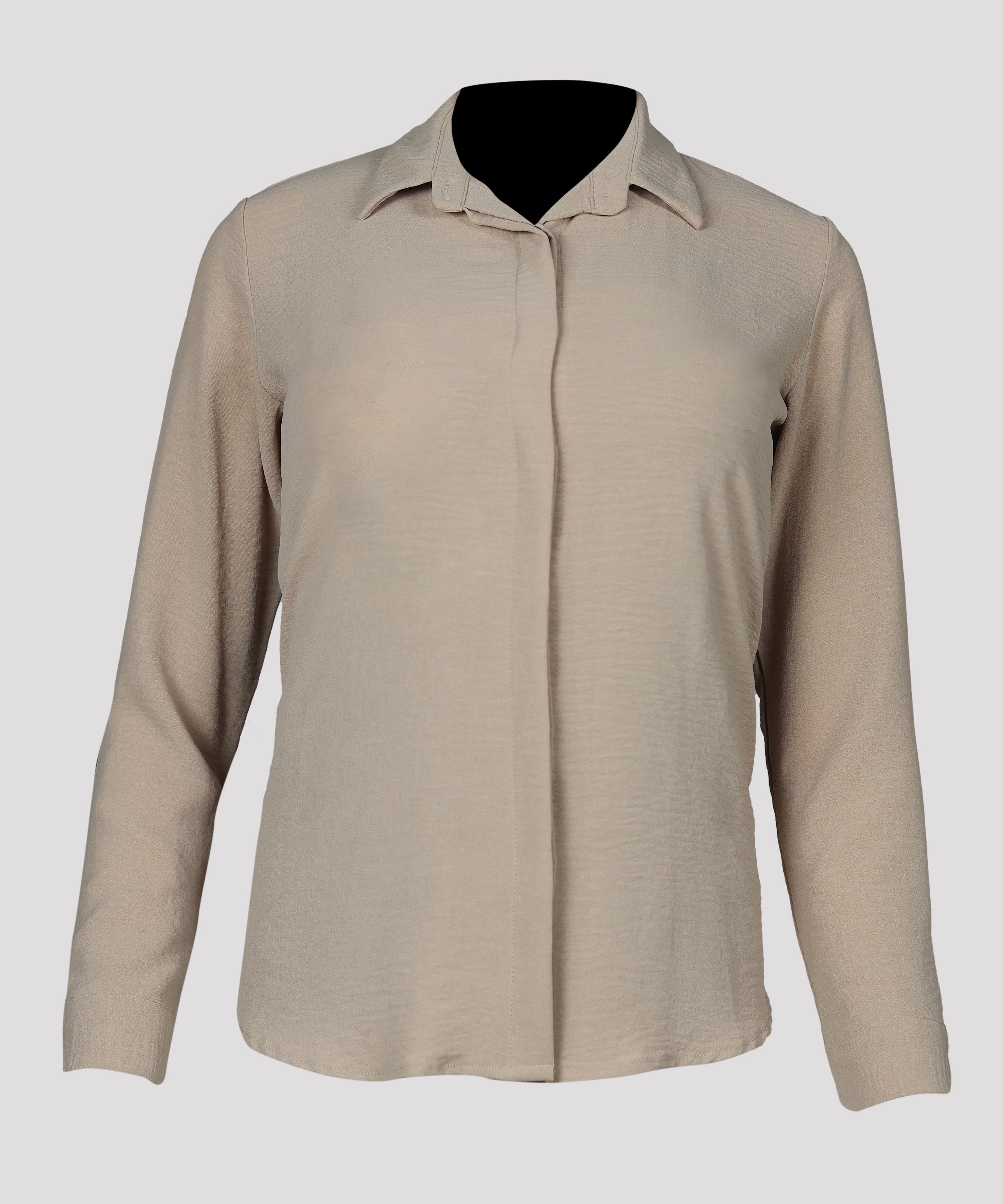Shirt-Cotton Viscose-BEIGE
