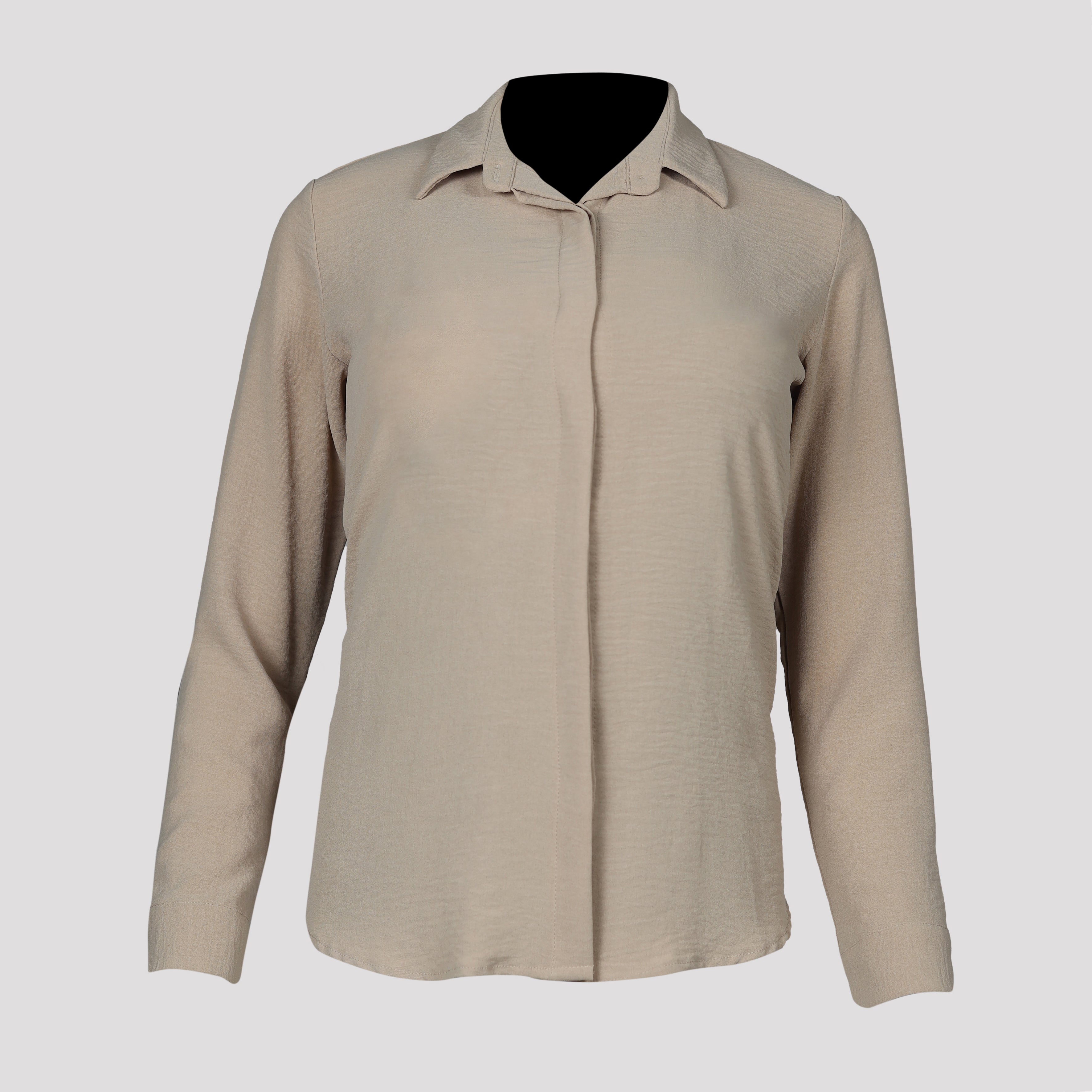 Shirt-Cotton Viscose-BEIGE