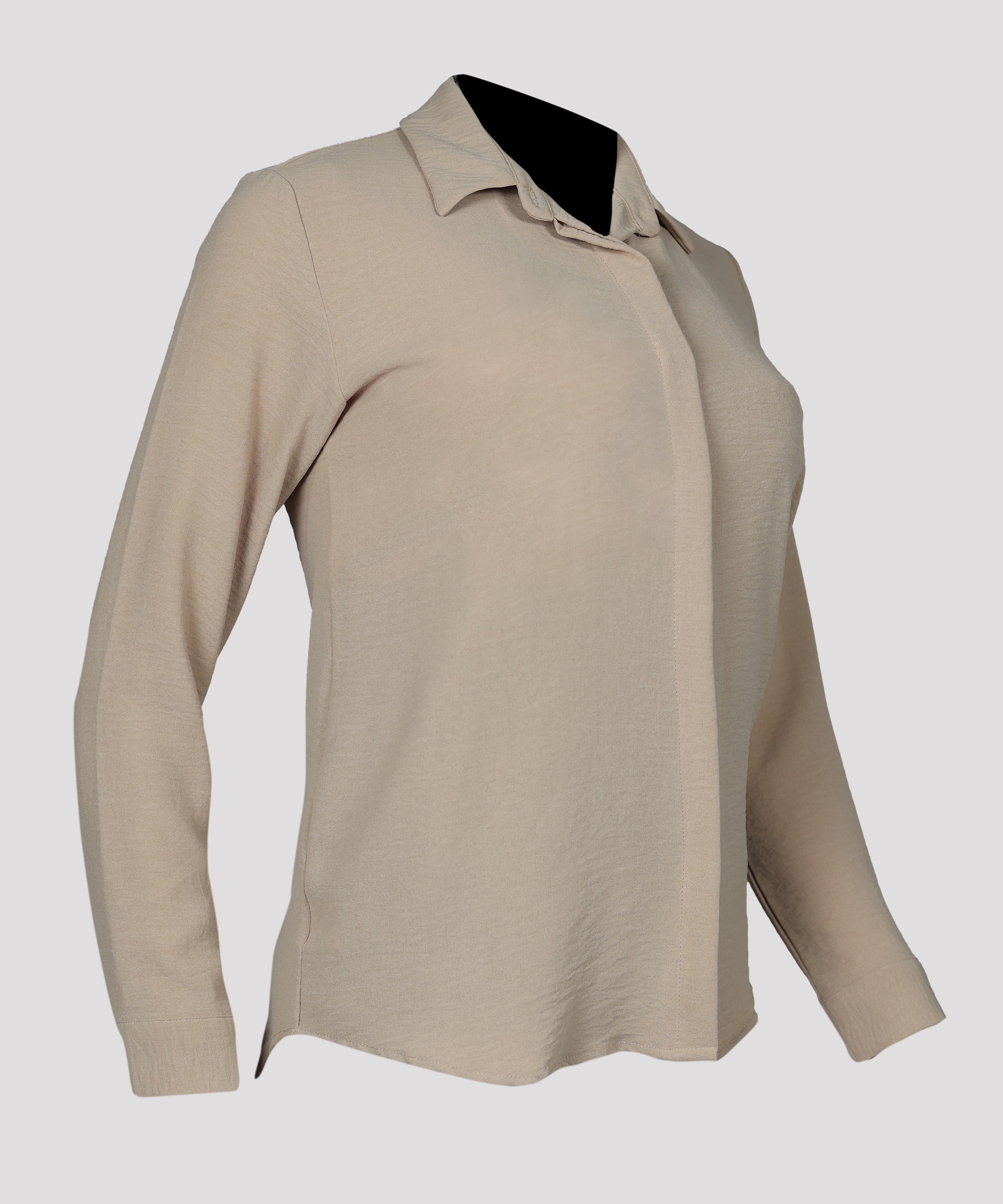 Shirt-Cotton Viscose-BEIGE