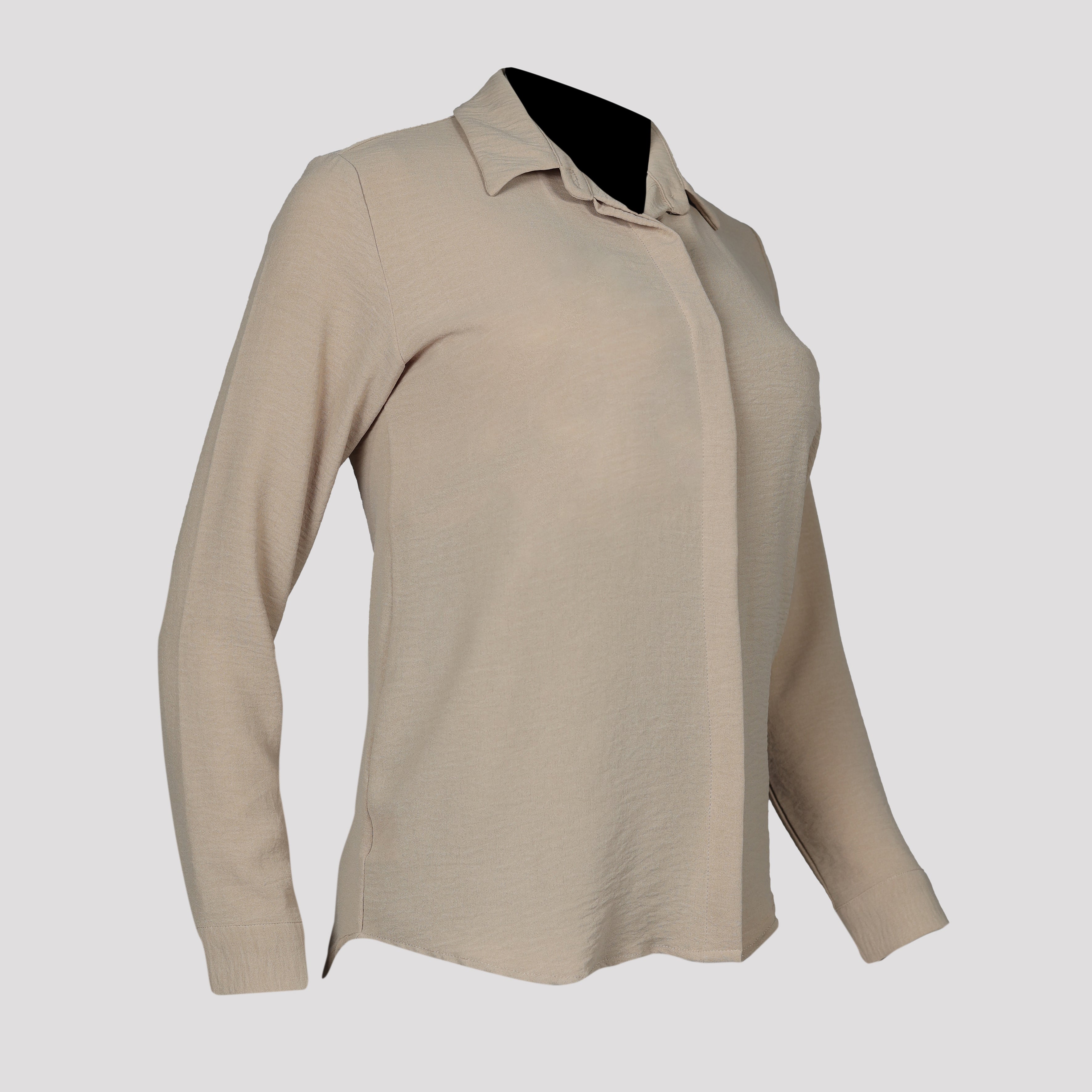 Shirt-Cotton Viscose-BEIGE