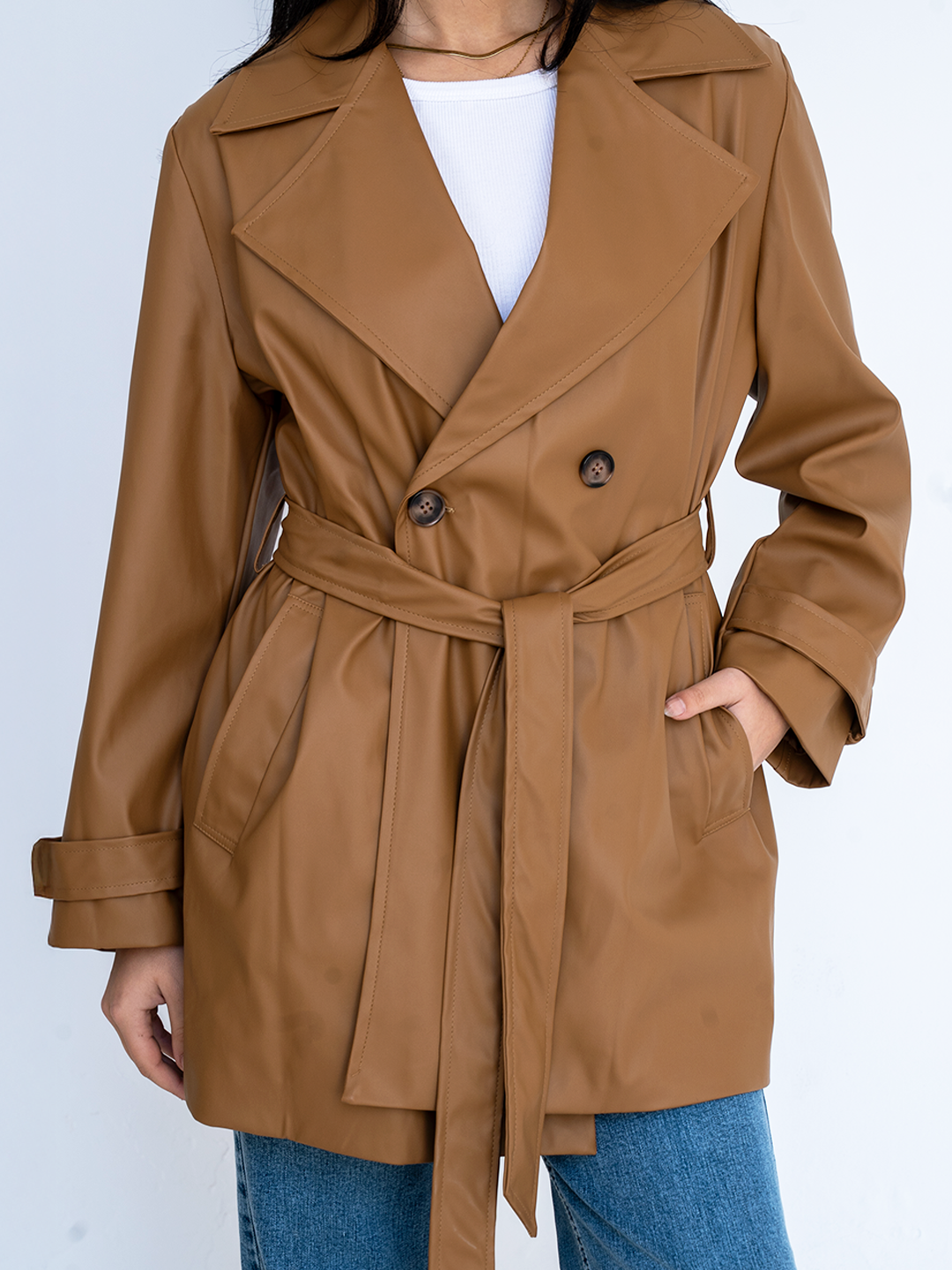 Coat -Leather
