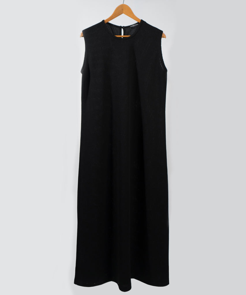 Dress-Rib Knit-BLACK