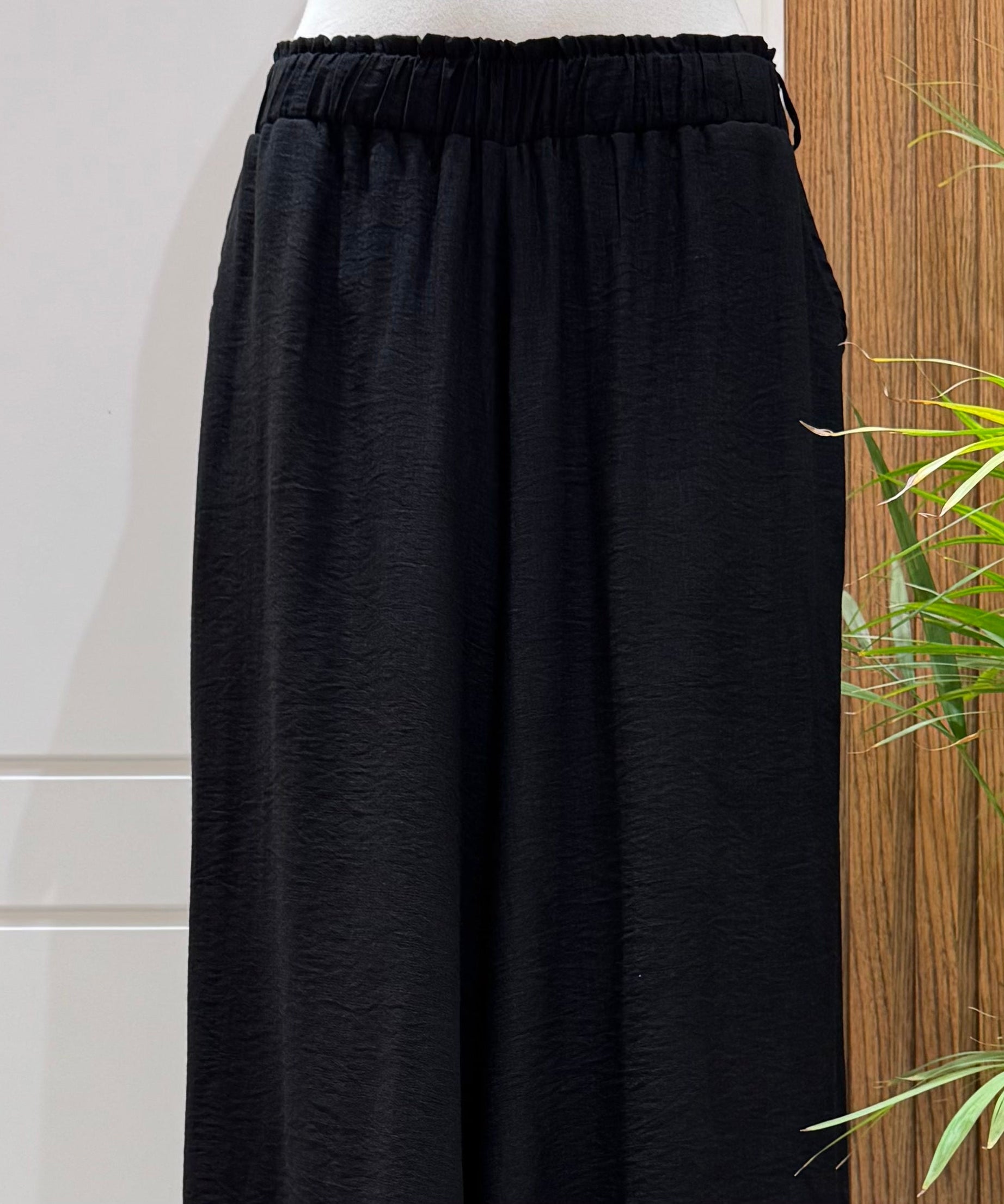 Trousers-Spanish Linen-Black