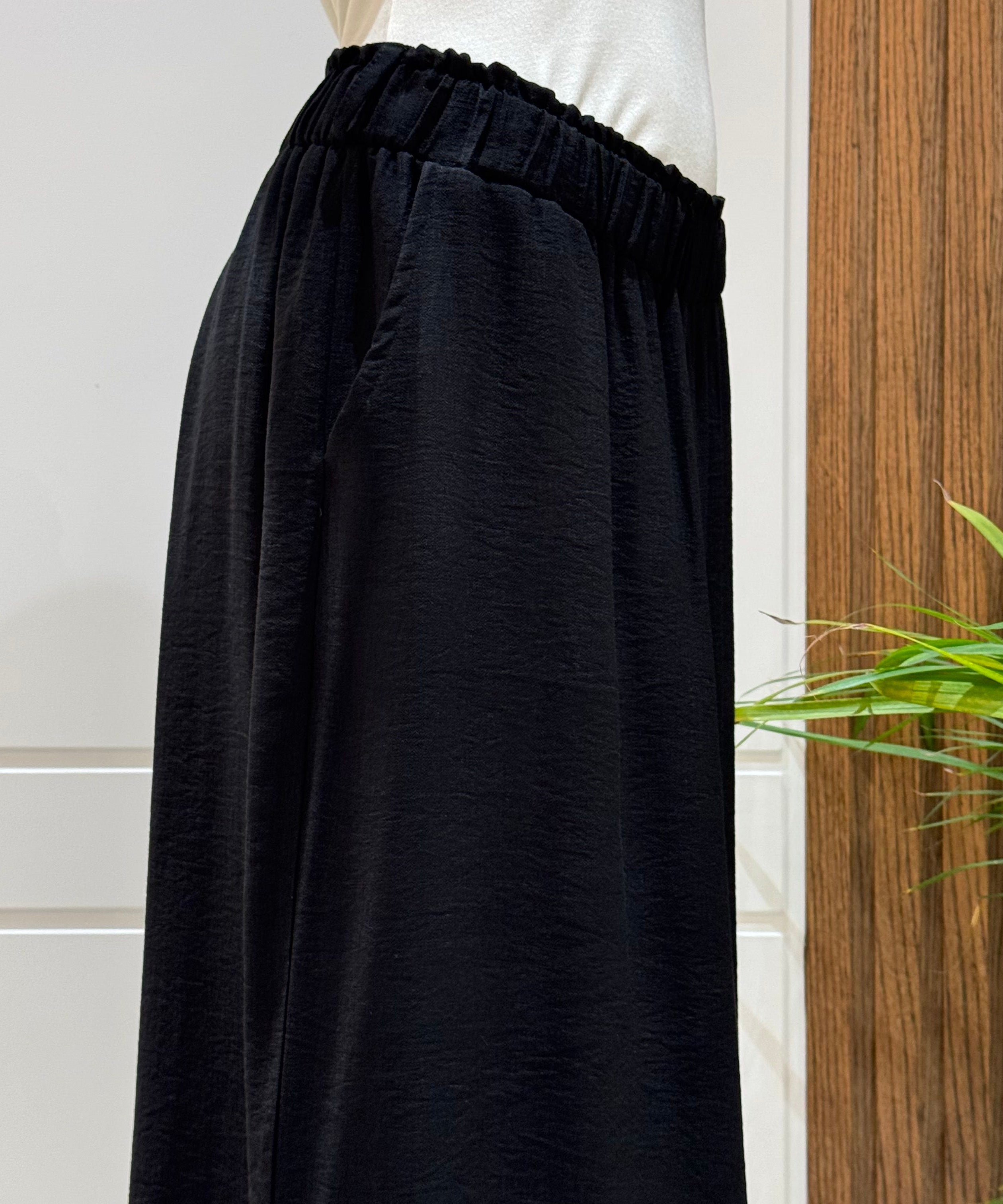 Trousers-Spanish Linen-Black