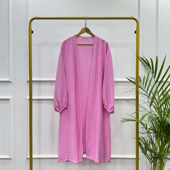 كيمونو طويل مفتوح سادة-سي واى
-روز