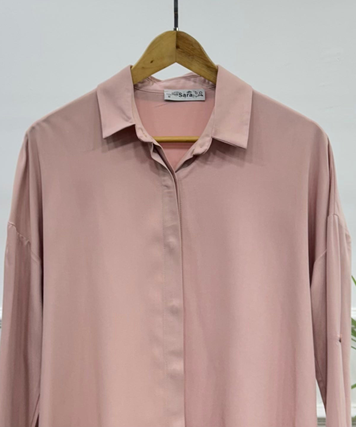 Casual Shirt-Viscose Rayon-Rose