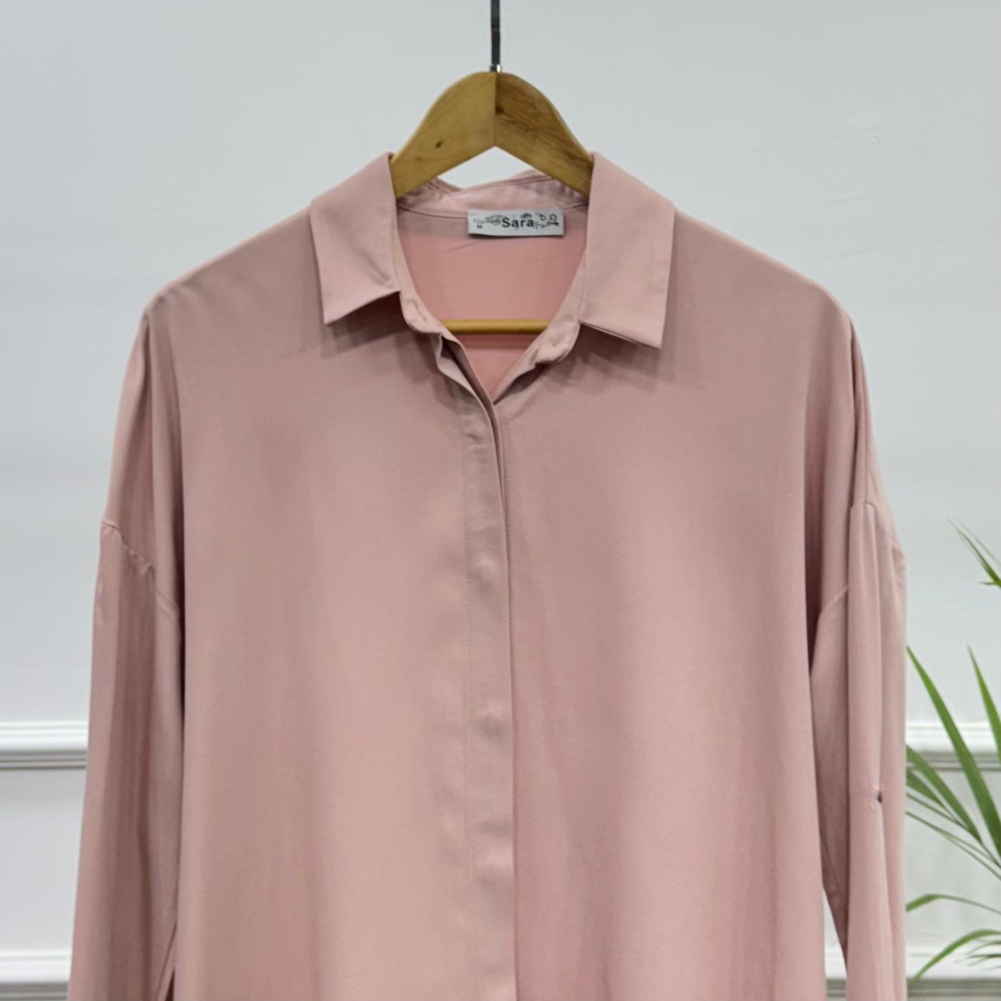 Casual Shirt-Viscose Rayon-Rose
