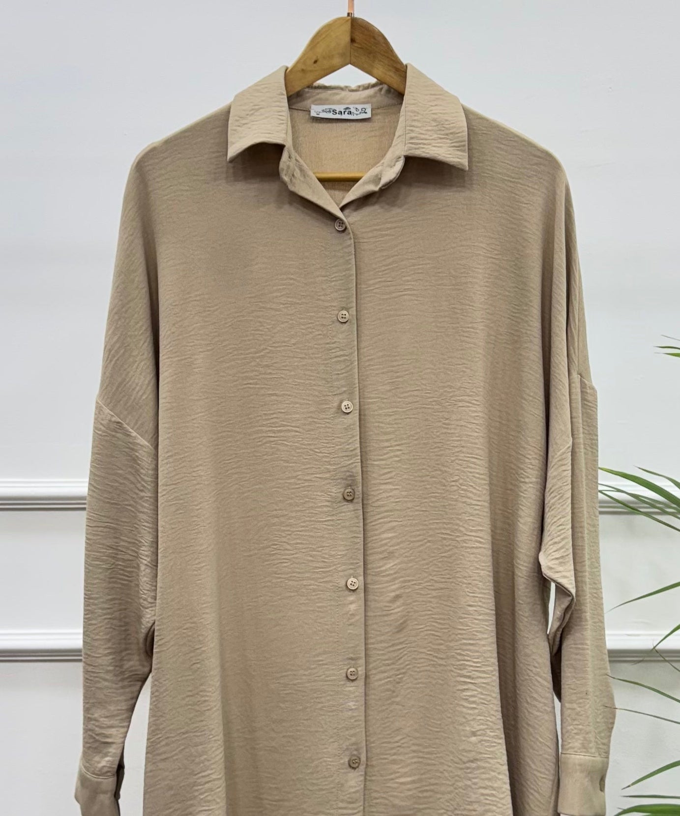 High-low Tunic-Cotton Viscose-Cafee