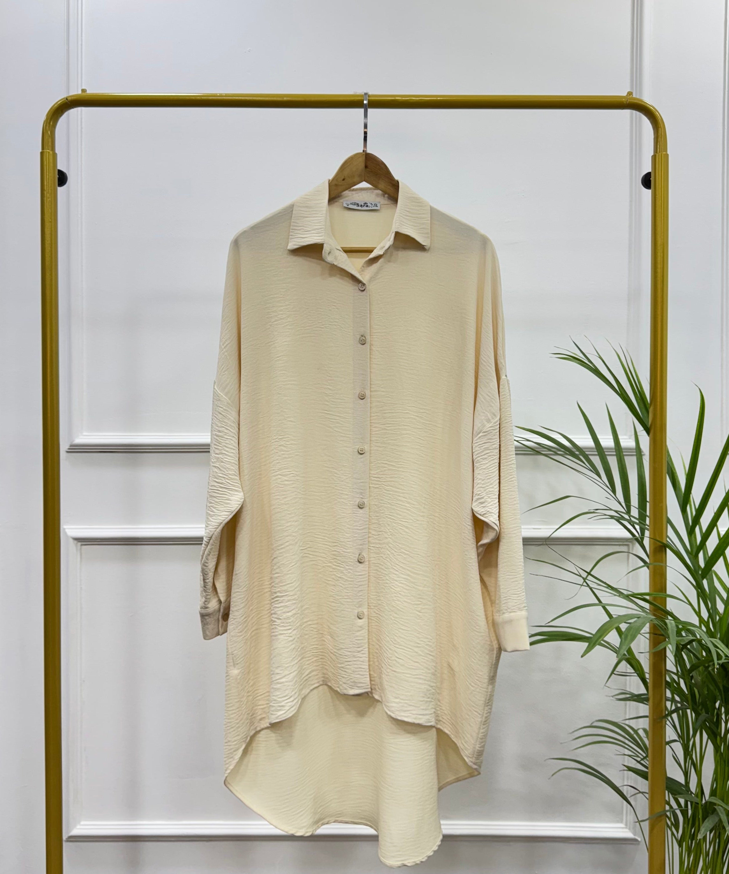 High-low Tunic-Cotton Viscose-L.BEIGE