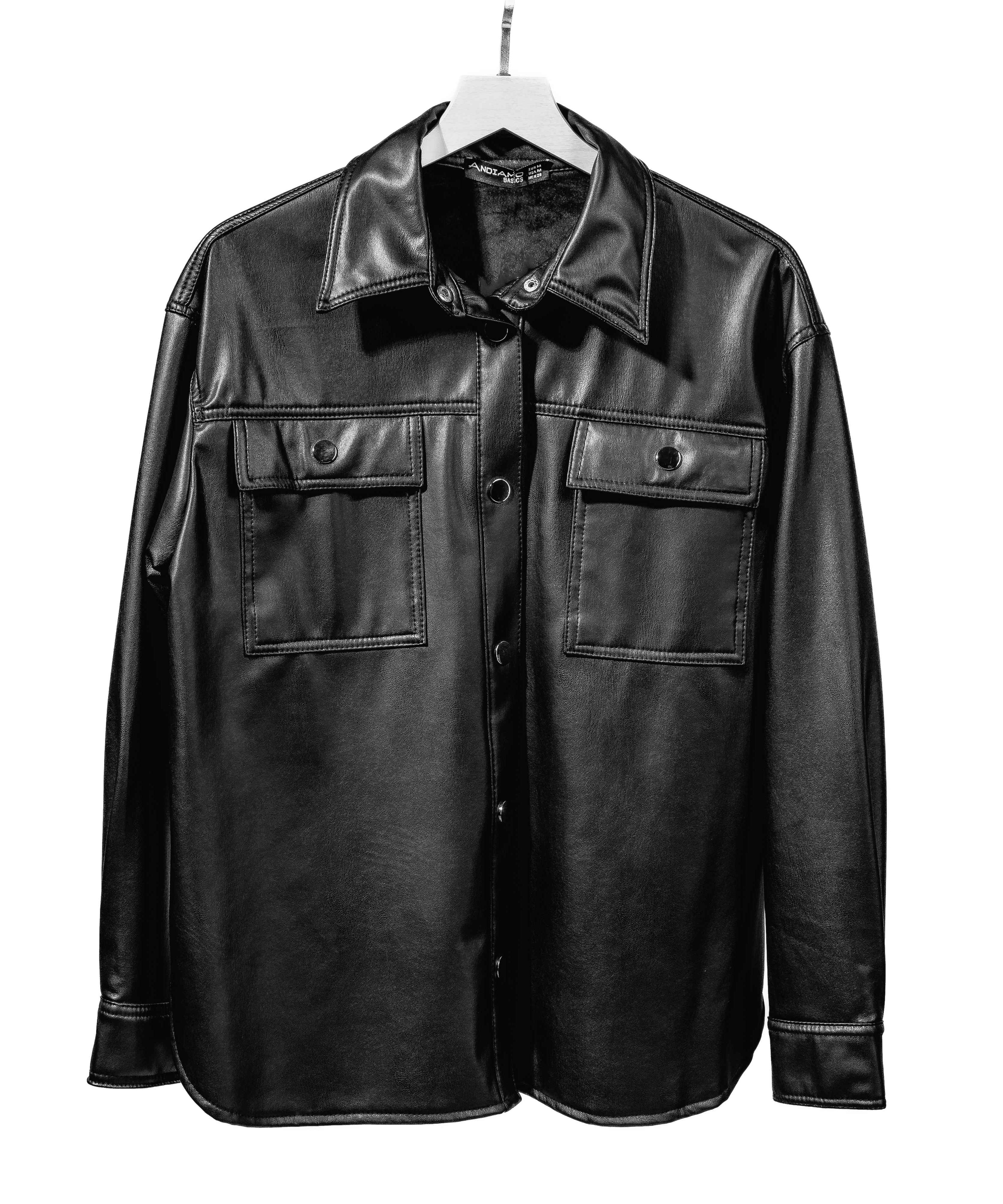Shirt-Leather-BLACK