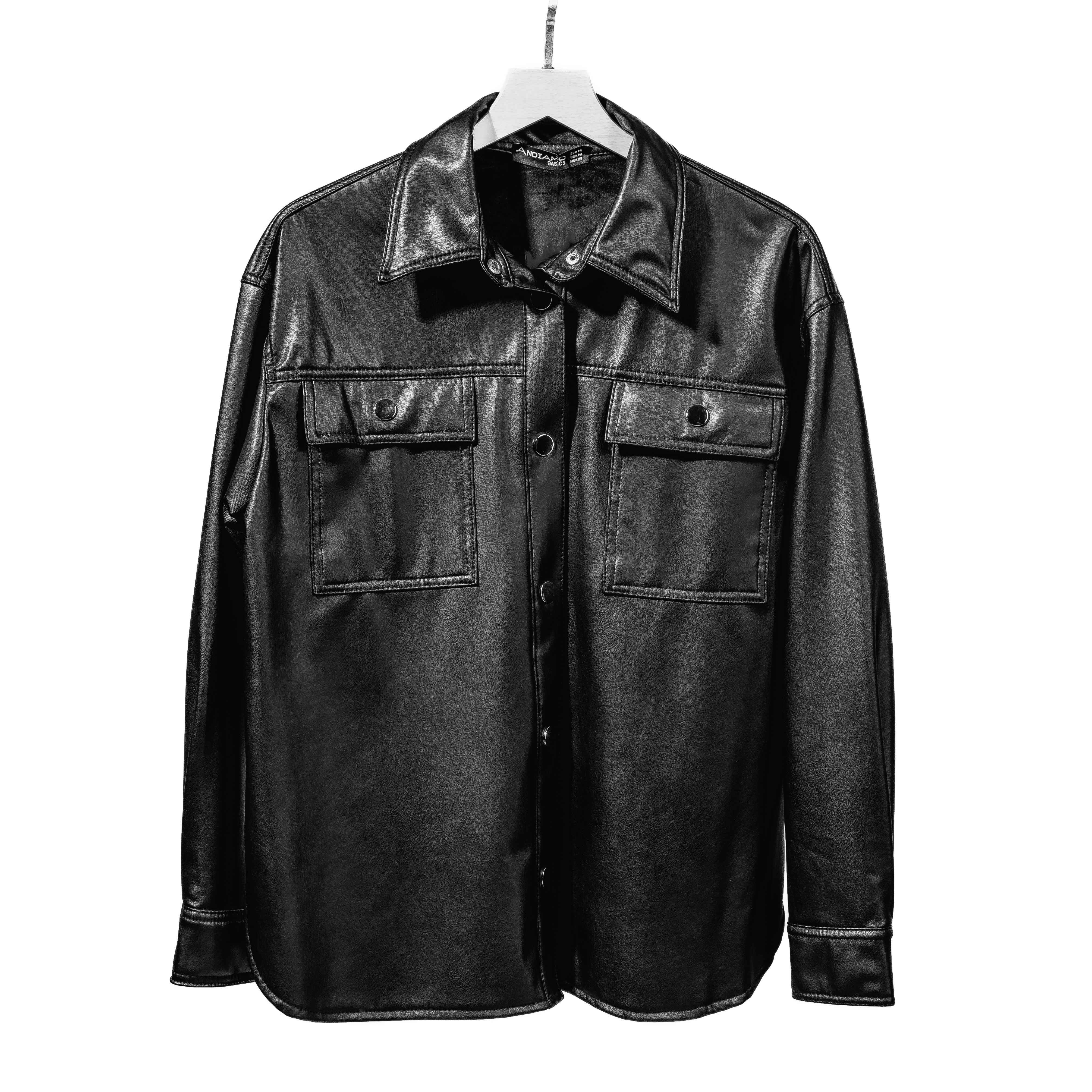Shirt-Leather-BLACK