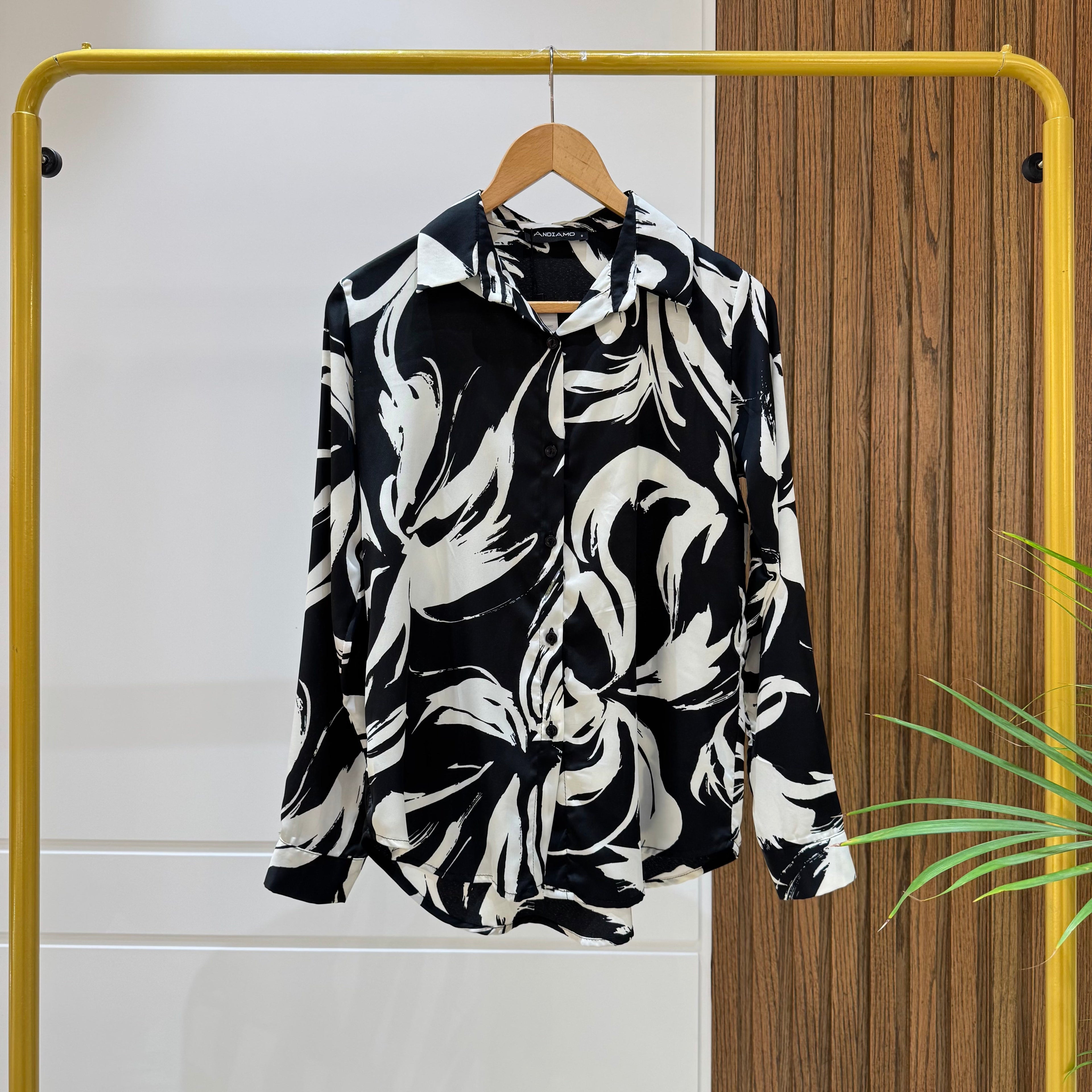 Shirt-satin