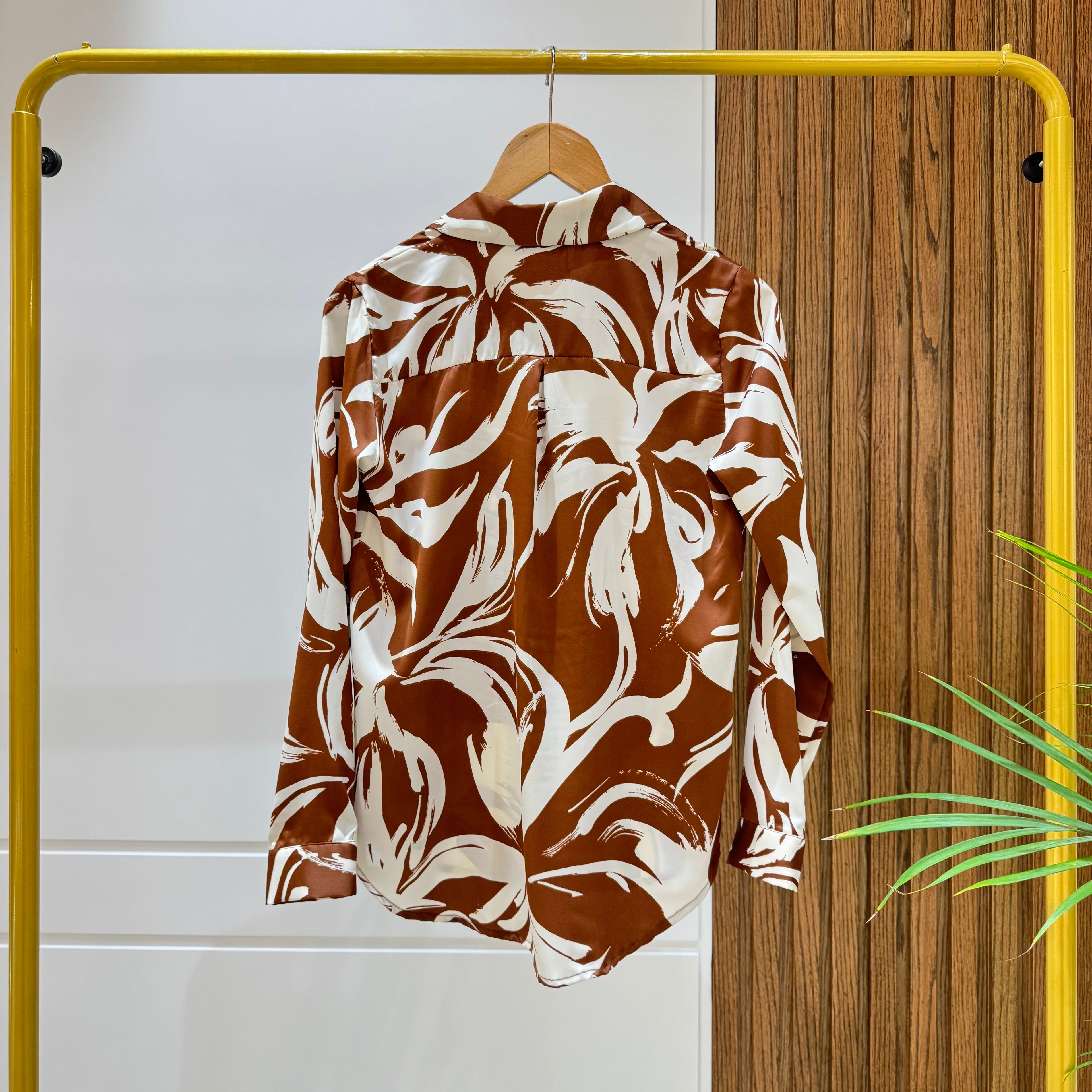 Shirt-satin