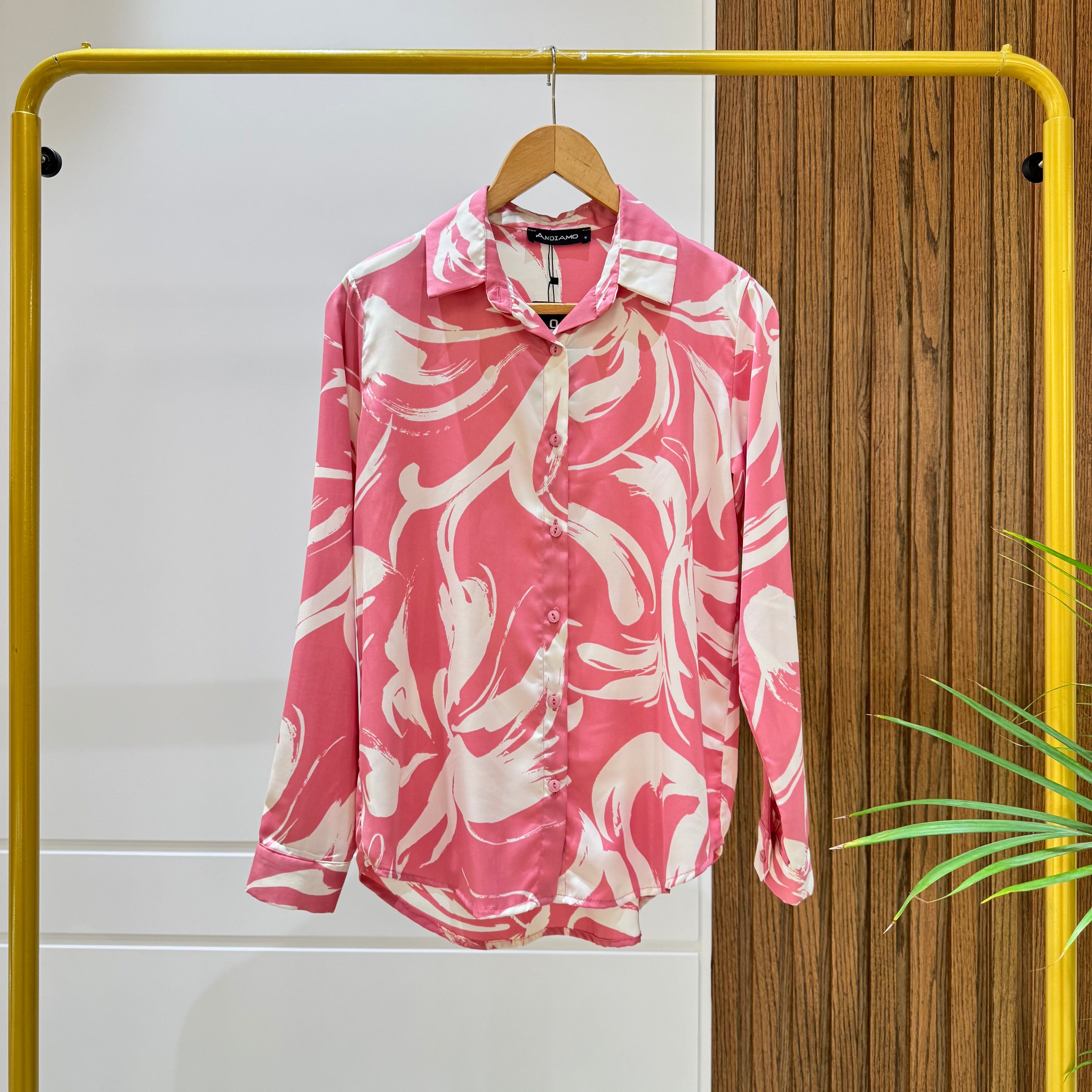 Shirt-satin