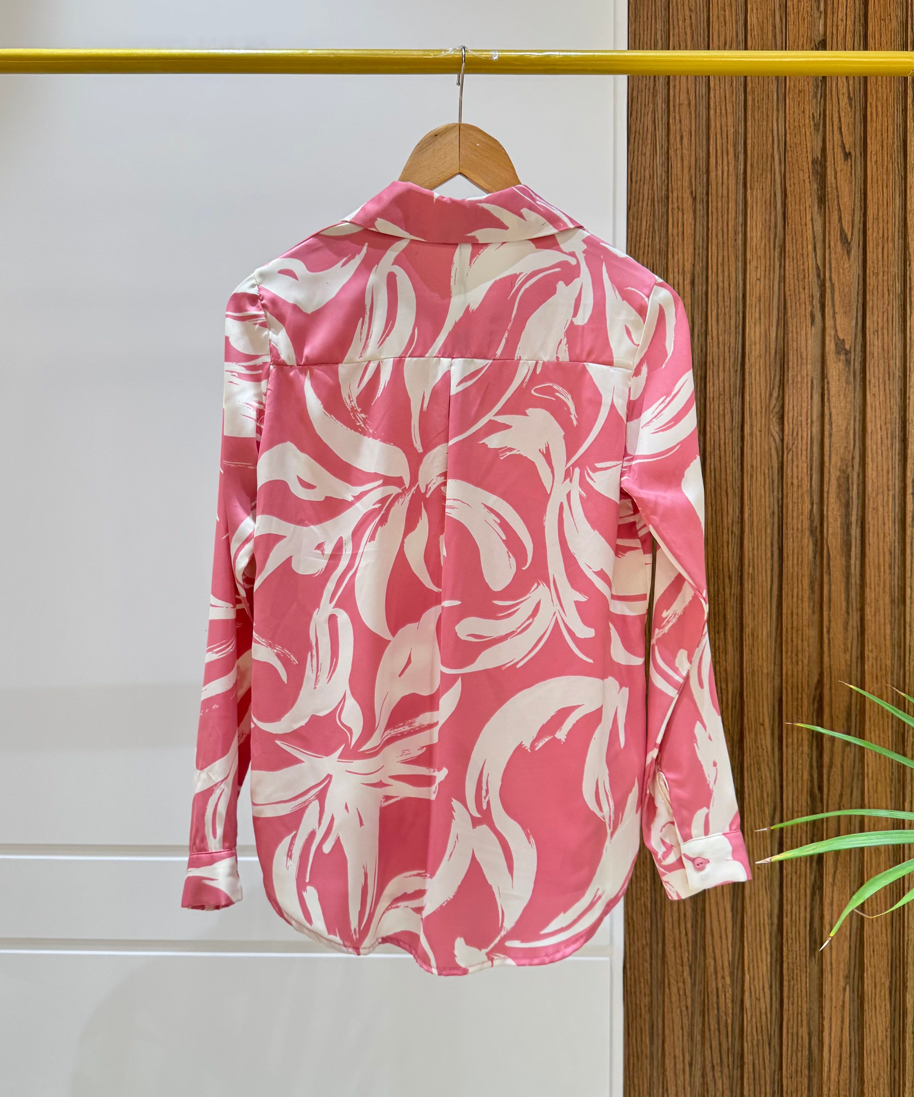 Shirt-satin-ROSE