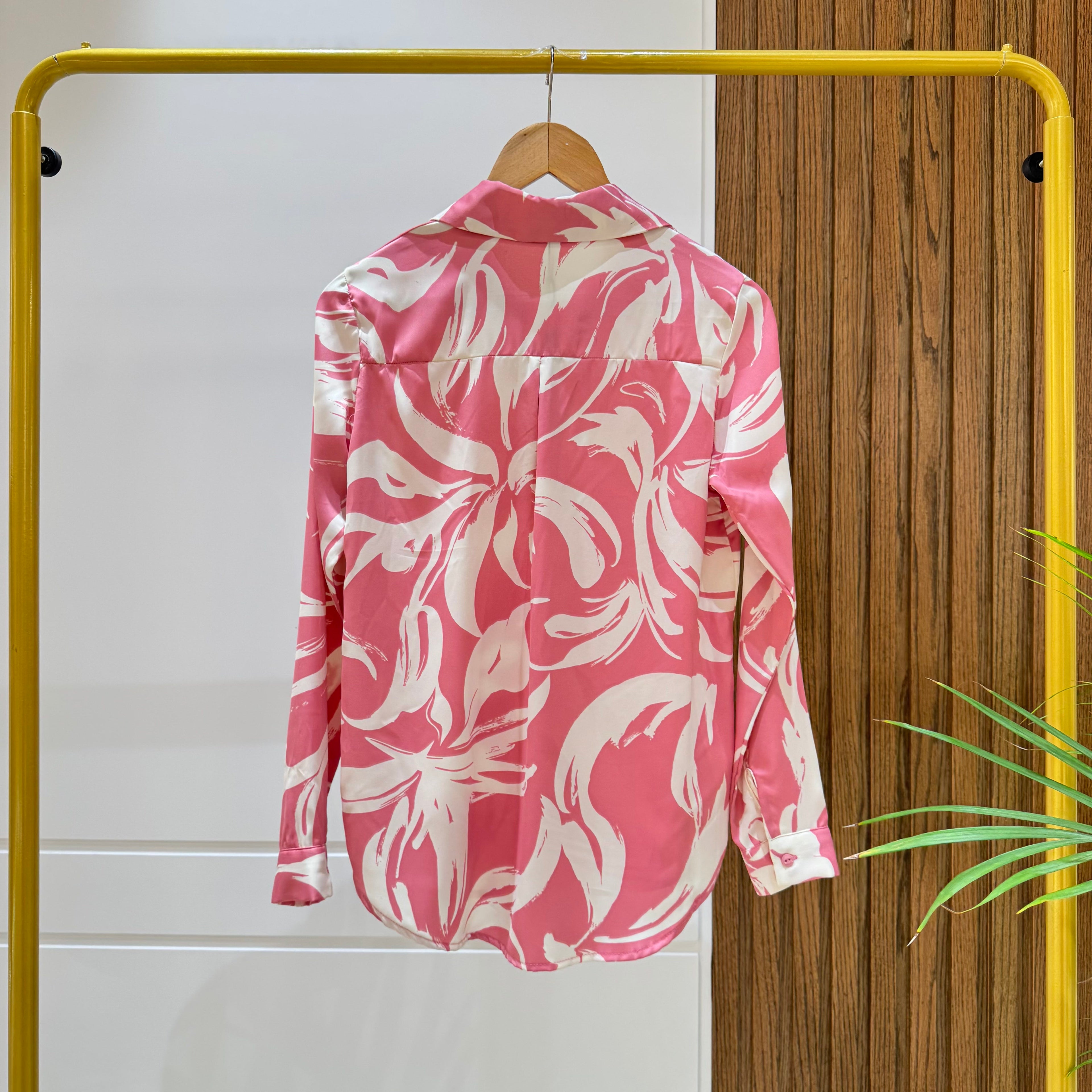 Shirt-satin