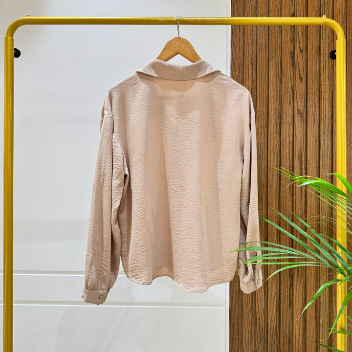 Blouse-Cotton Viscose-BEIGE