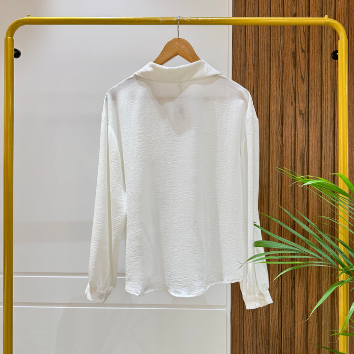 Blouse-Cotton Viscose-OF WHITE