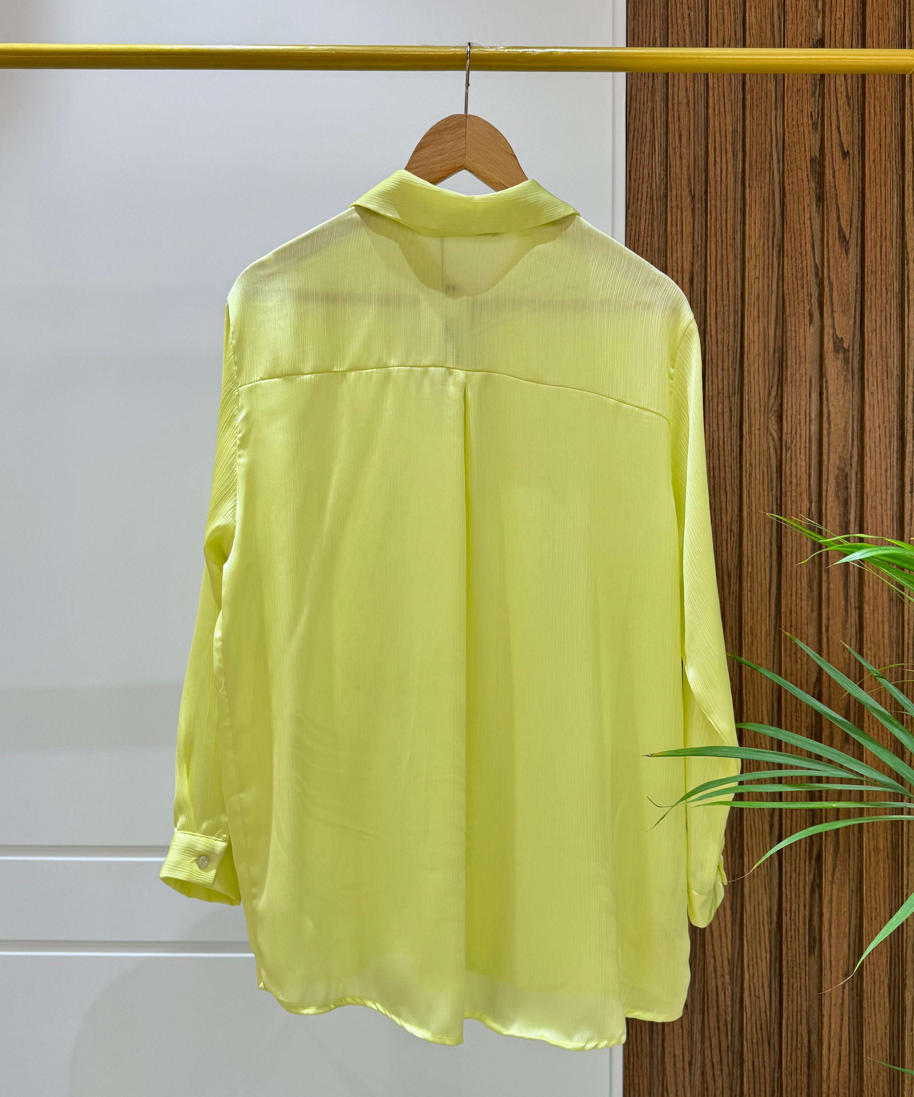 Shirt-satin-LEMON