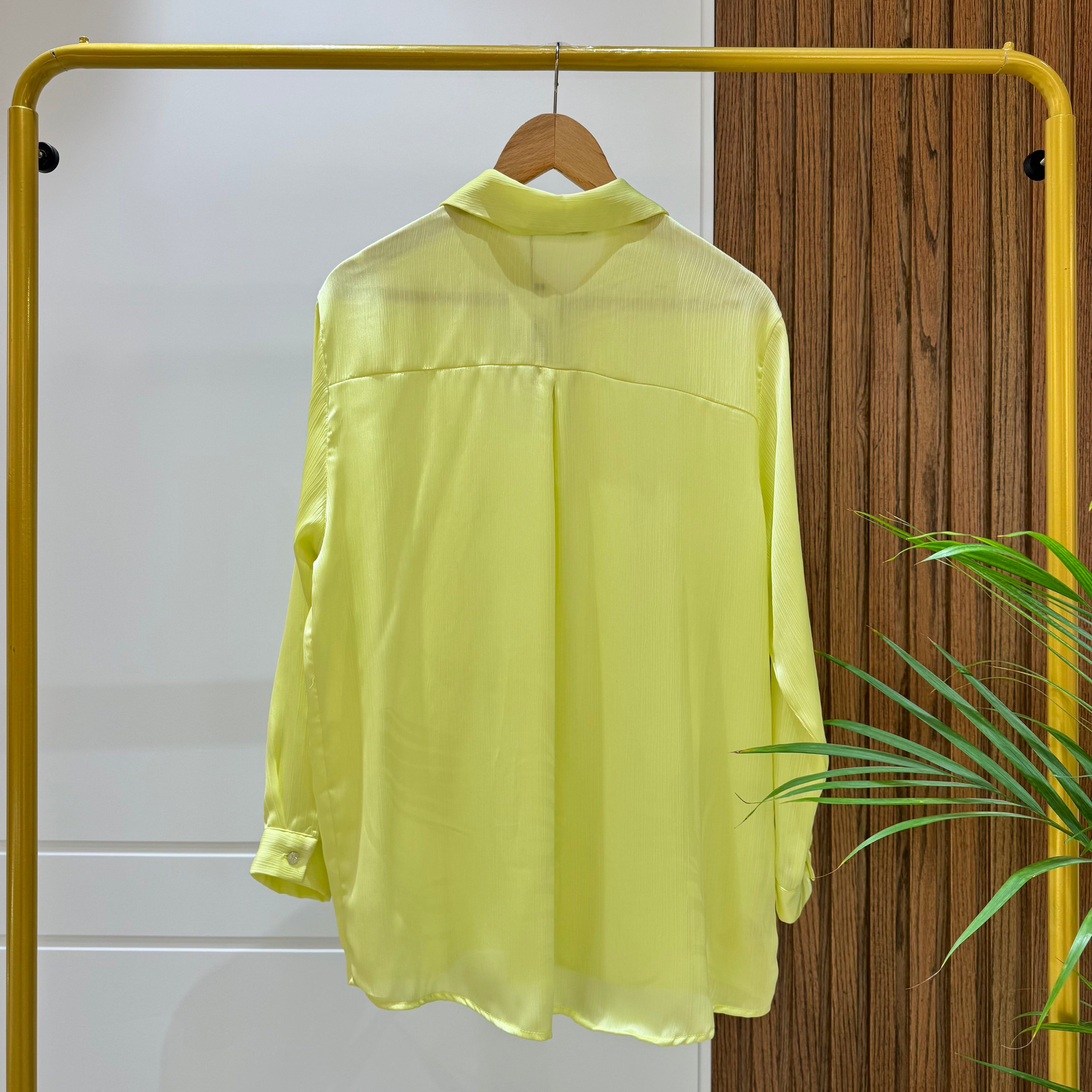 Shirt-satin-LEMON