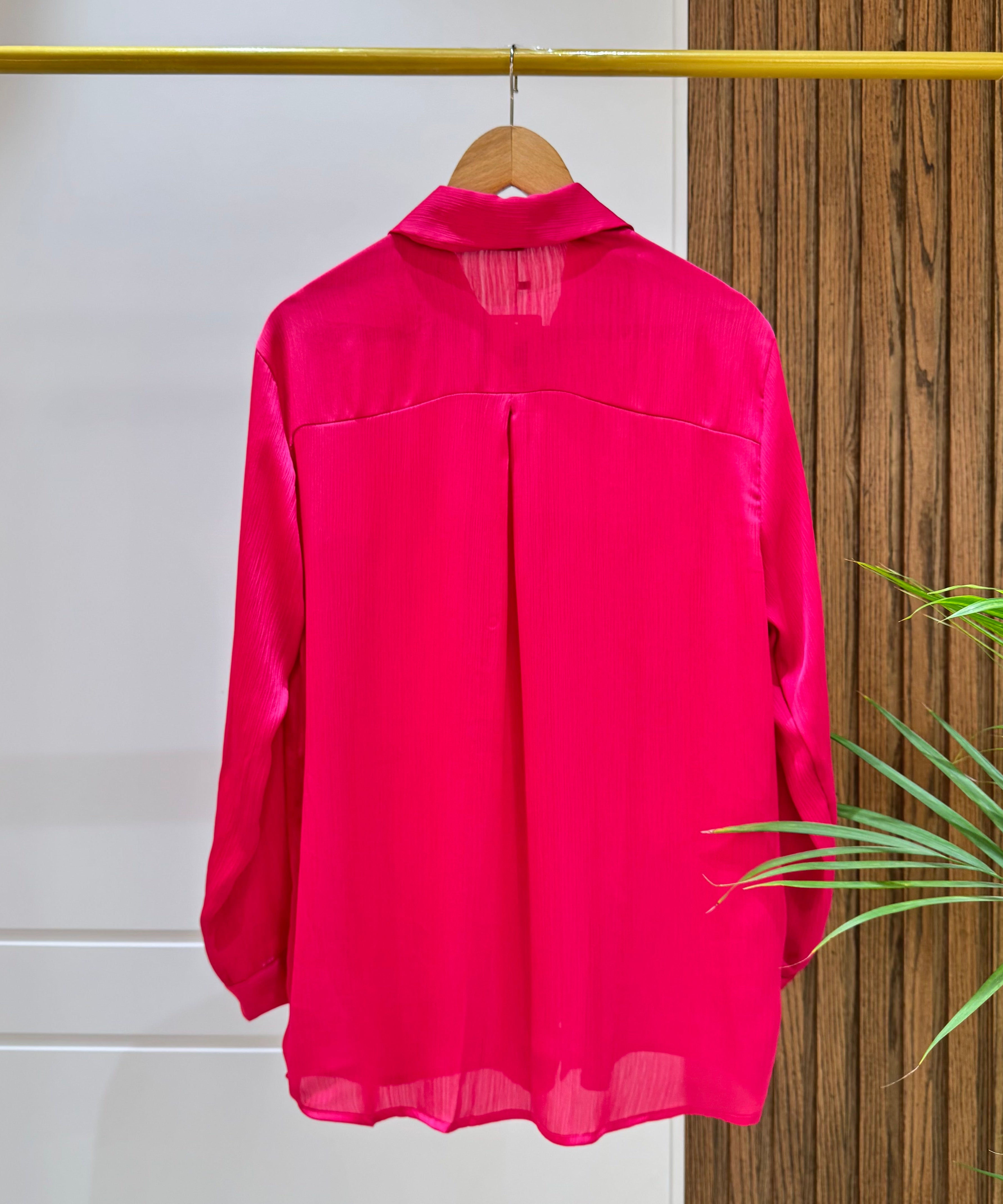 Shirt-satin-FUSCHIA