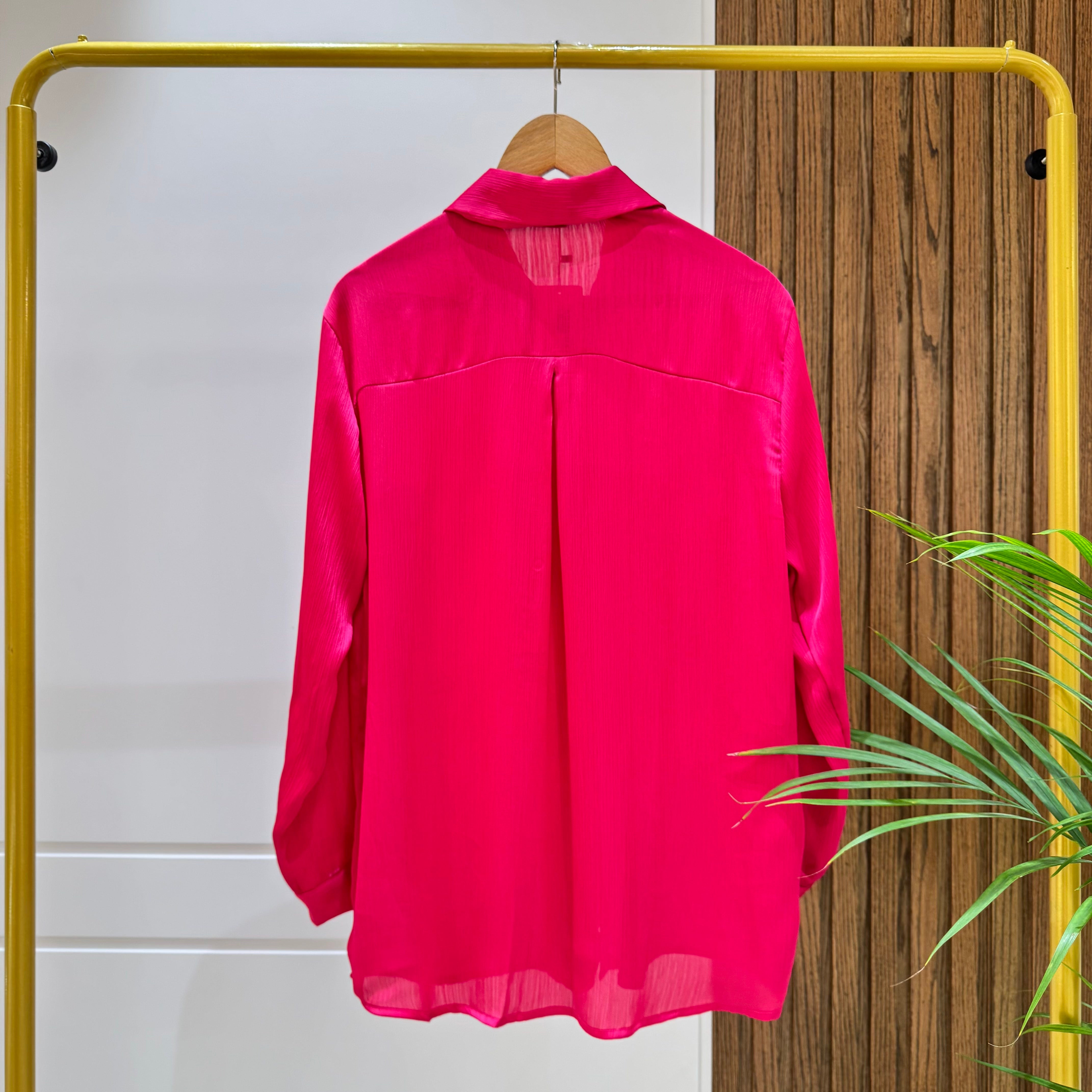 Shirt-satin-FUSCHIA