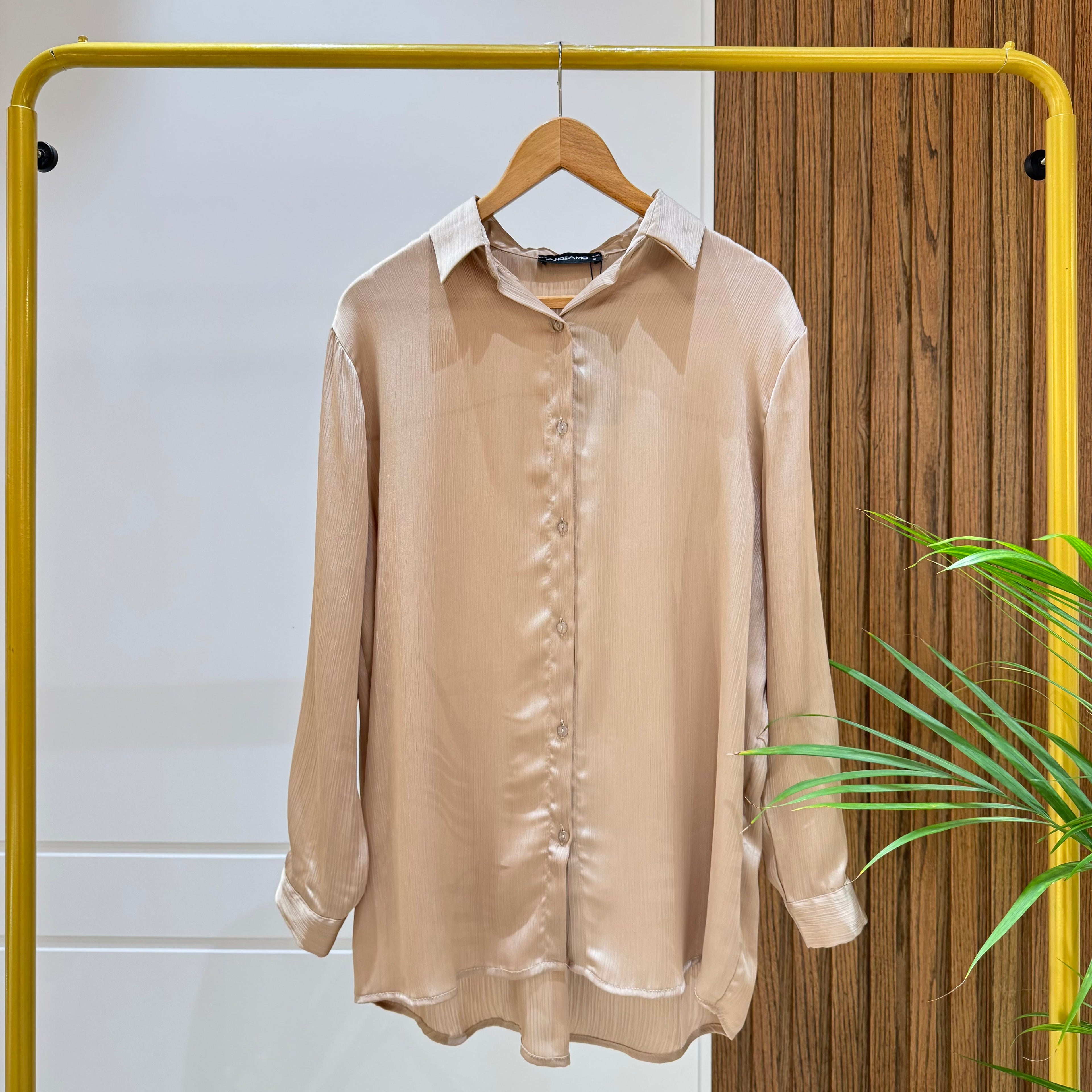 Shirt-satin