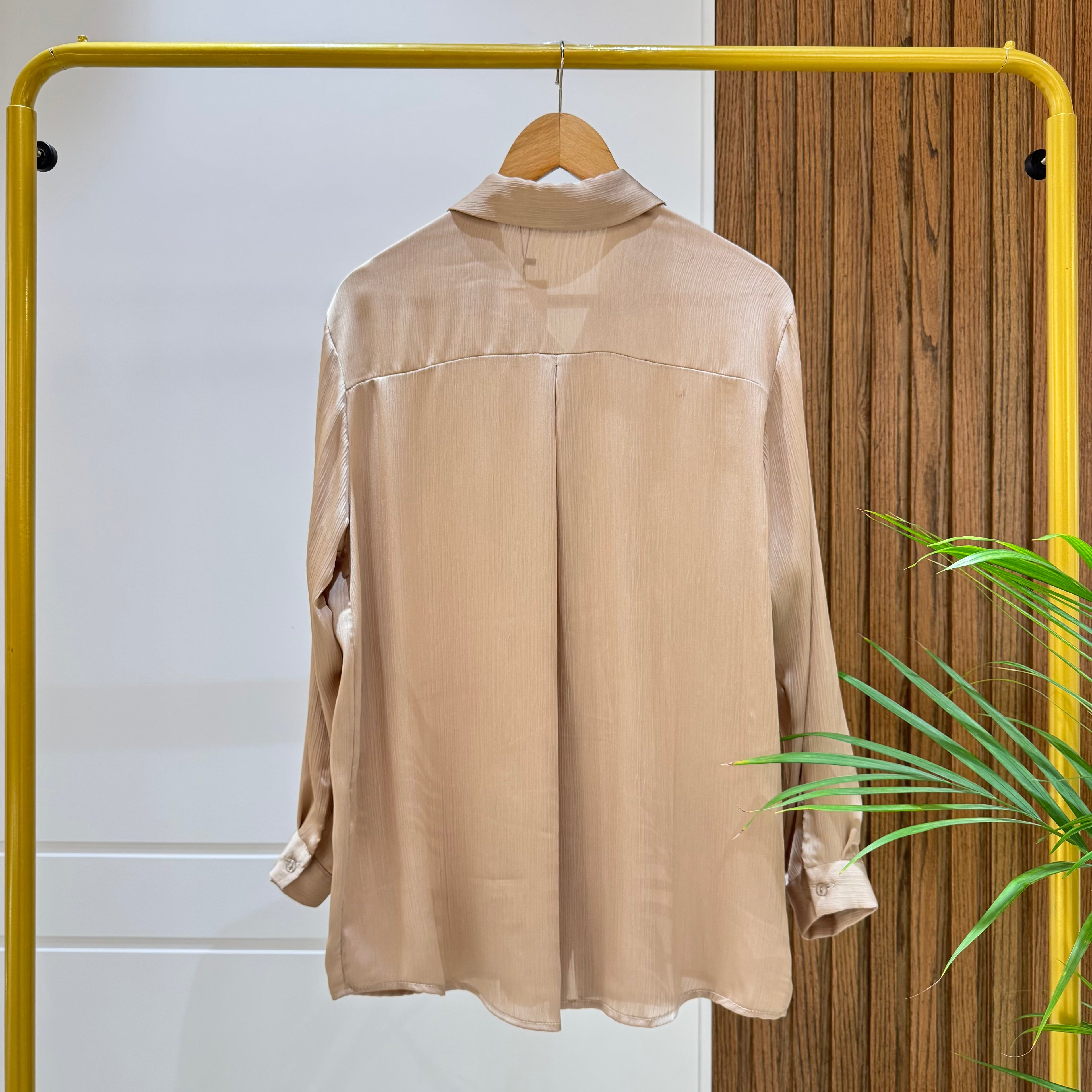 Shirt-satin
