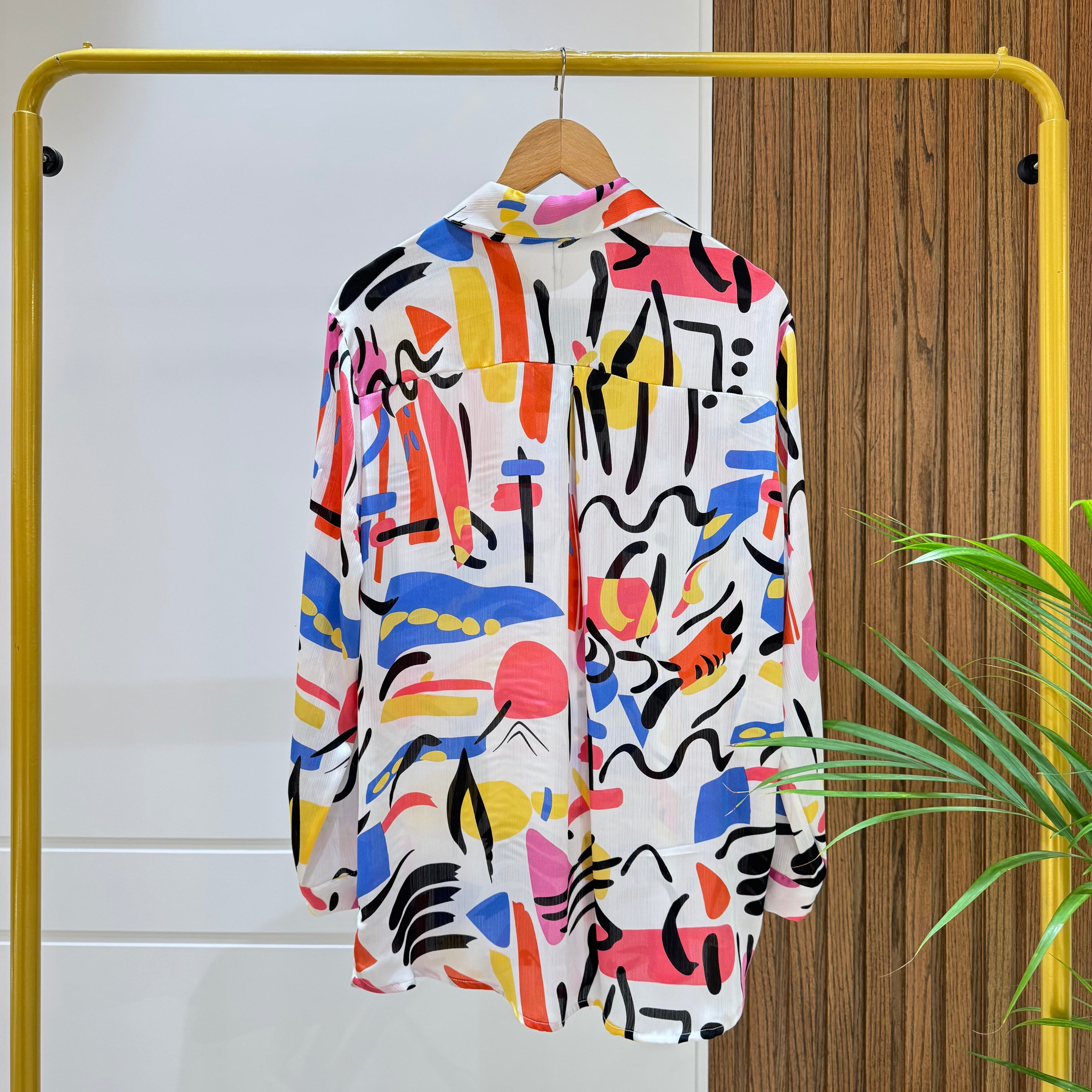 Casual Shirt-Chiffon