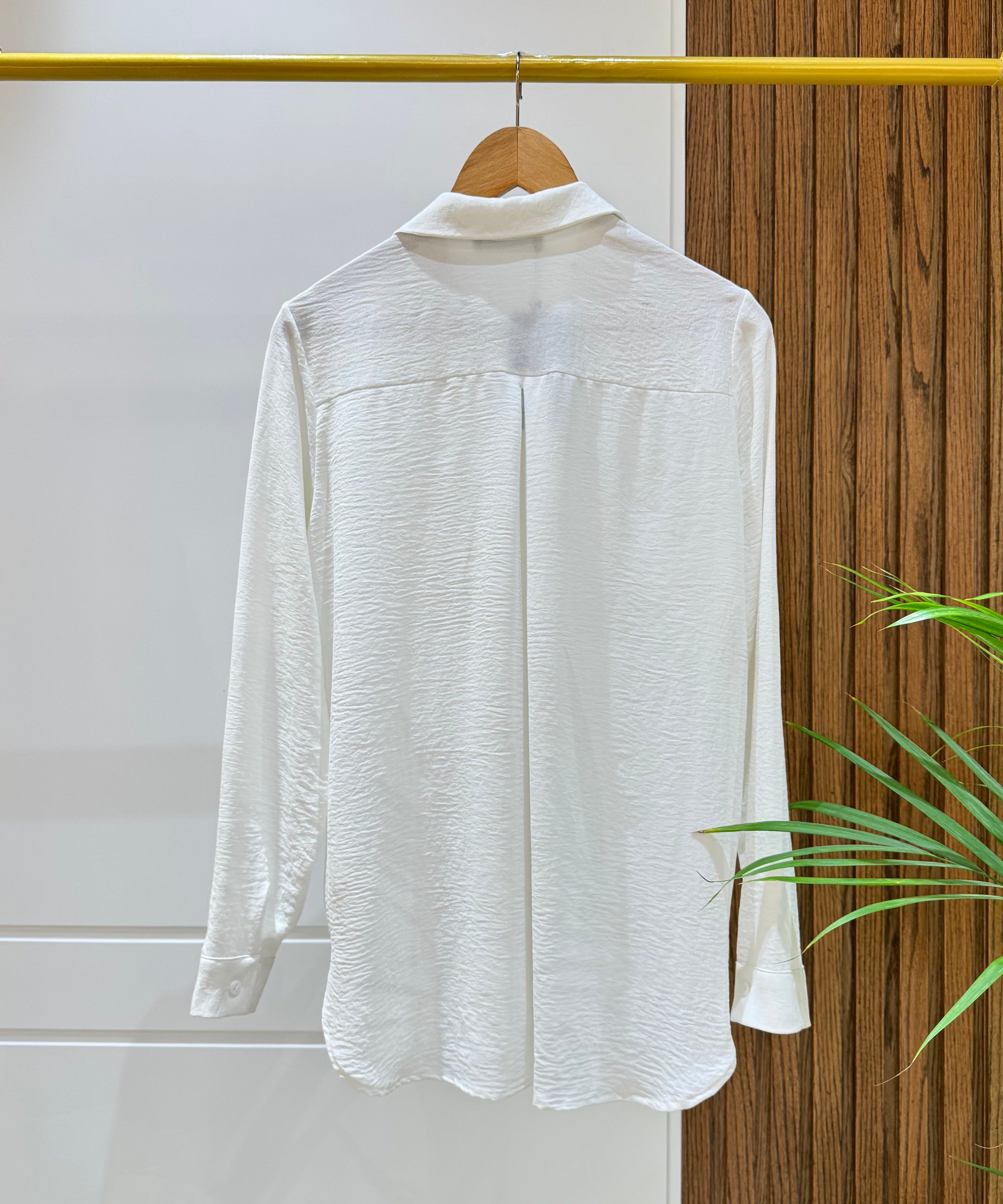 Shirt-Cotton Viscose-WHITE