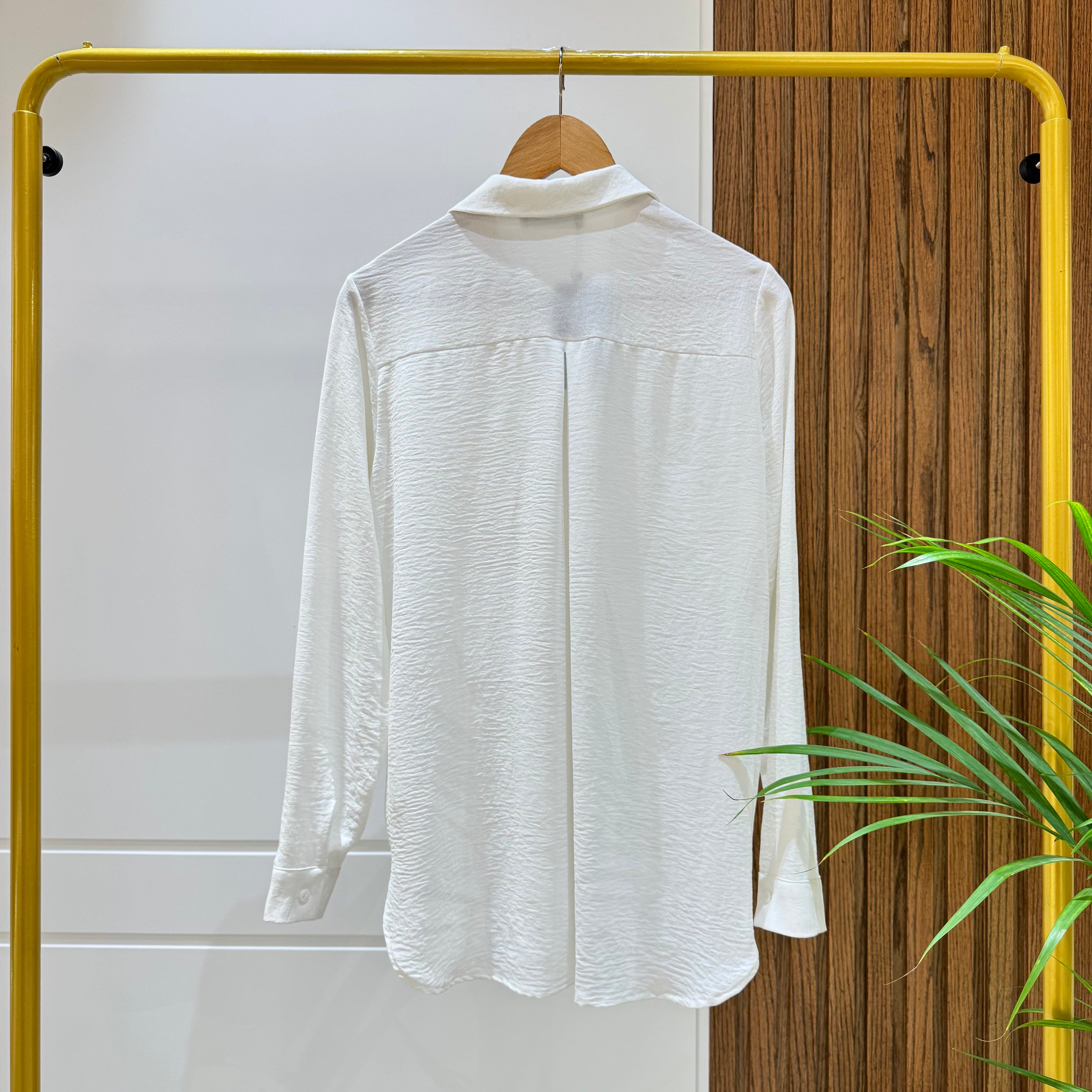 Shirt-Cotton Viscose-WHITE