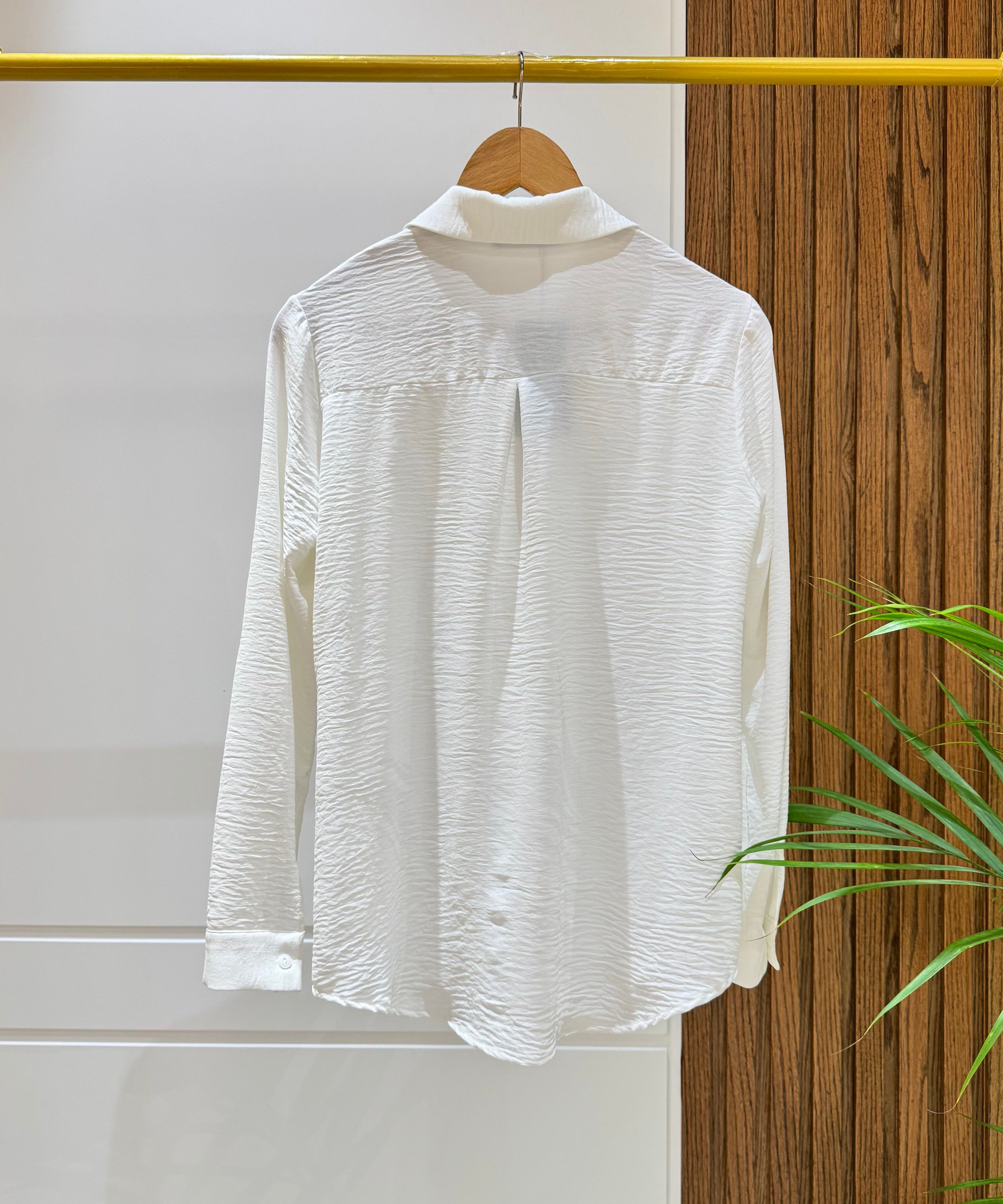 Shirt-Cotton Viscose-WHITE