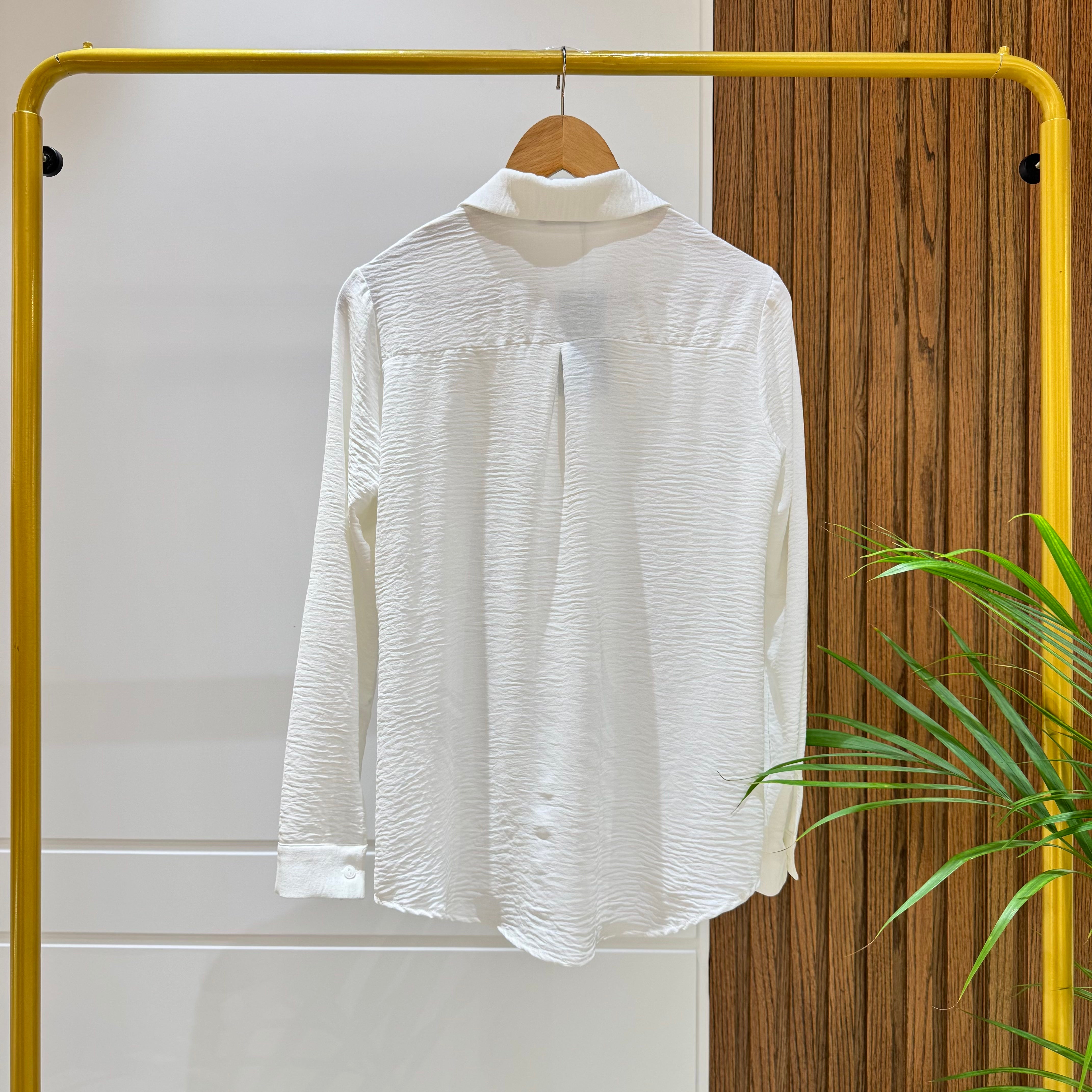 Shirt-Cotton Viscose-WHITE