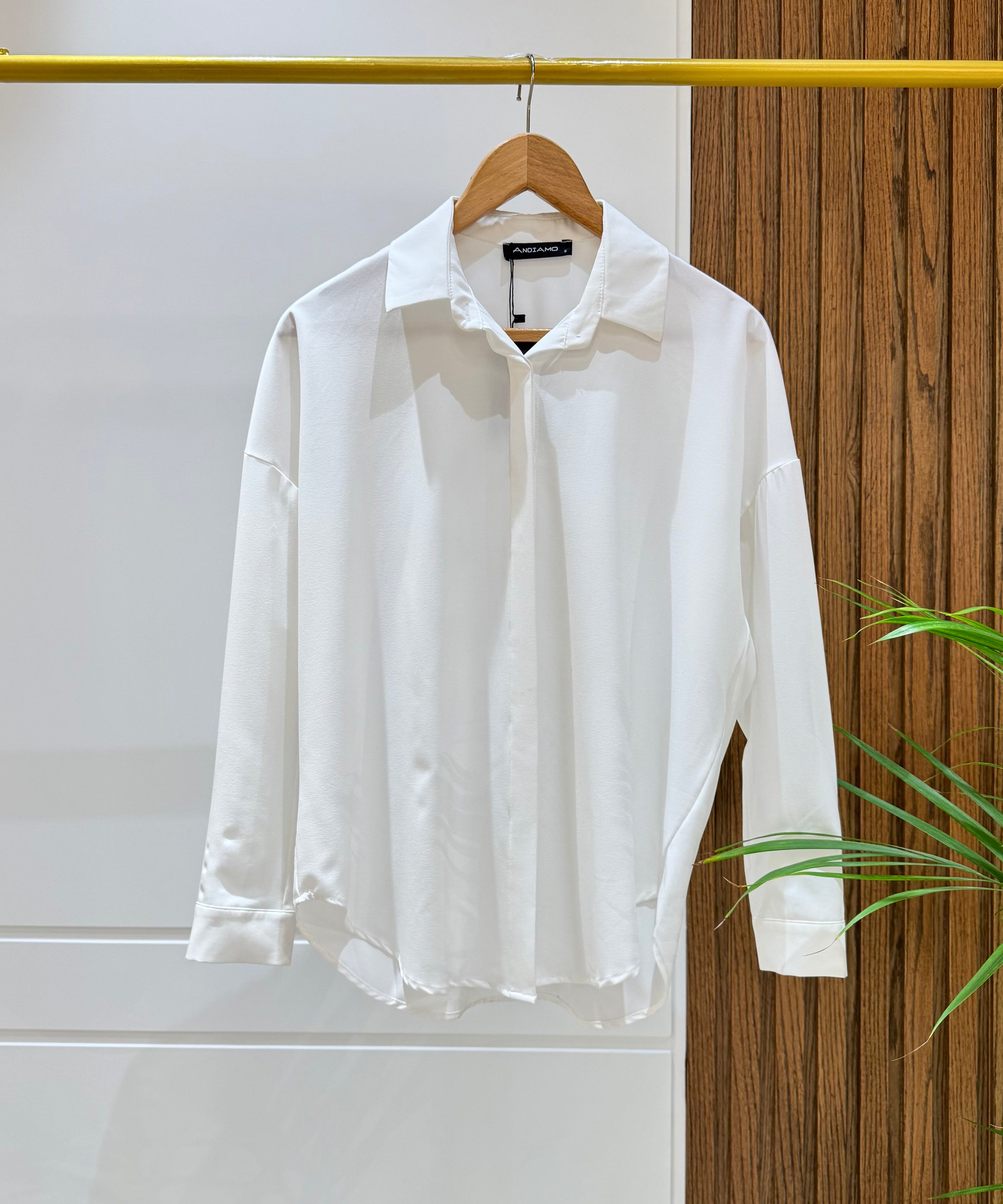 Shirt-Cotton Viscose-WHITE