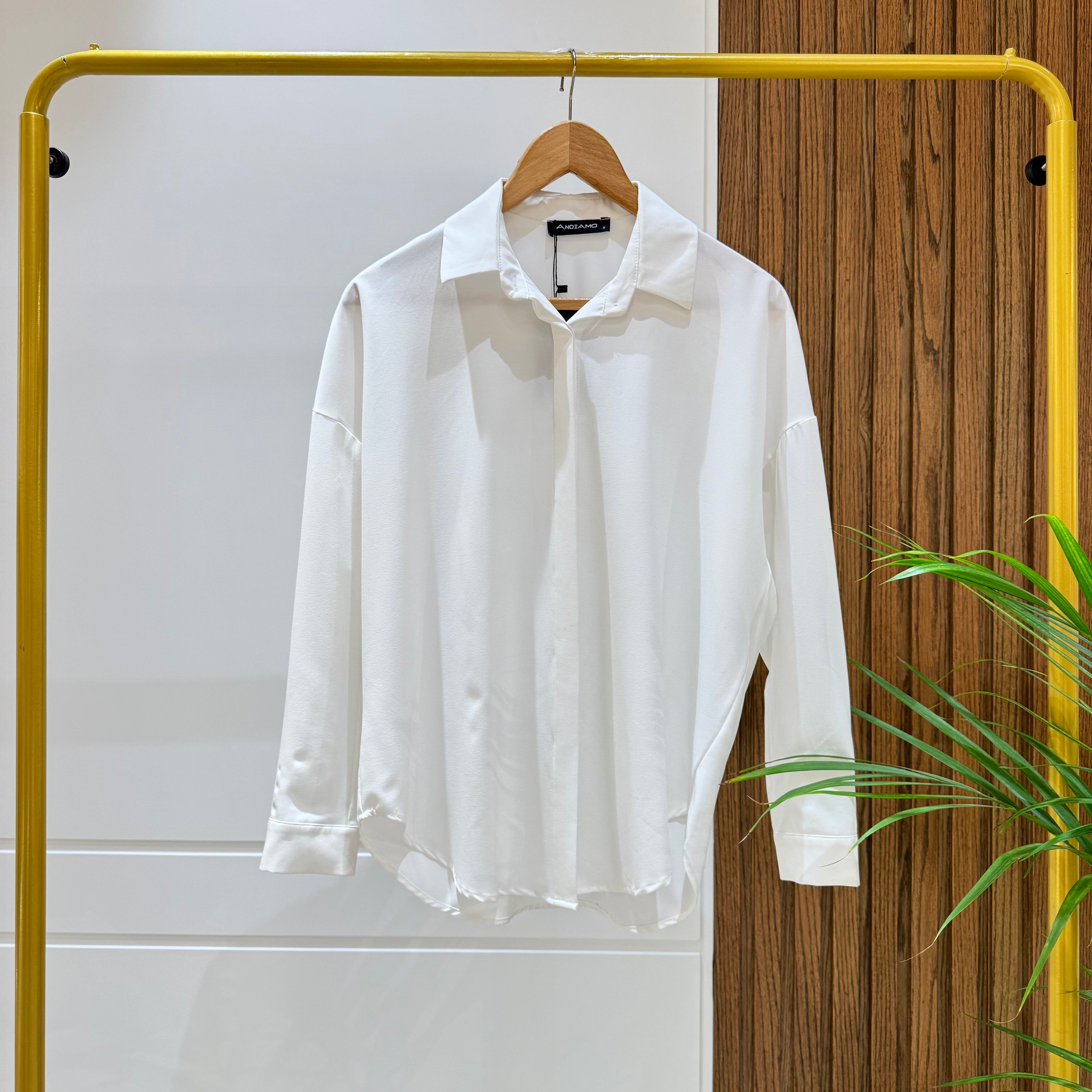 Shirt-Cotton Viscose-WHITE