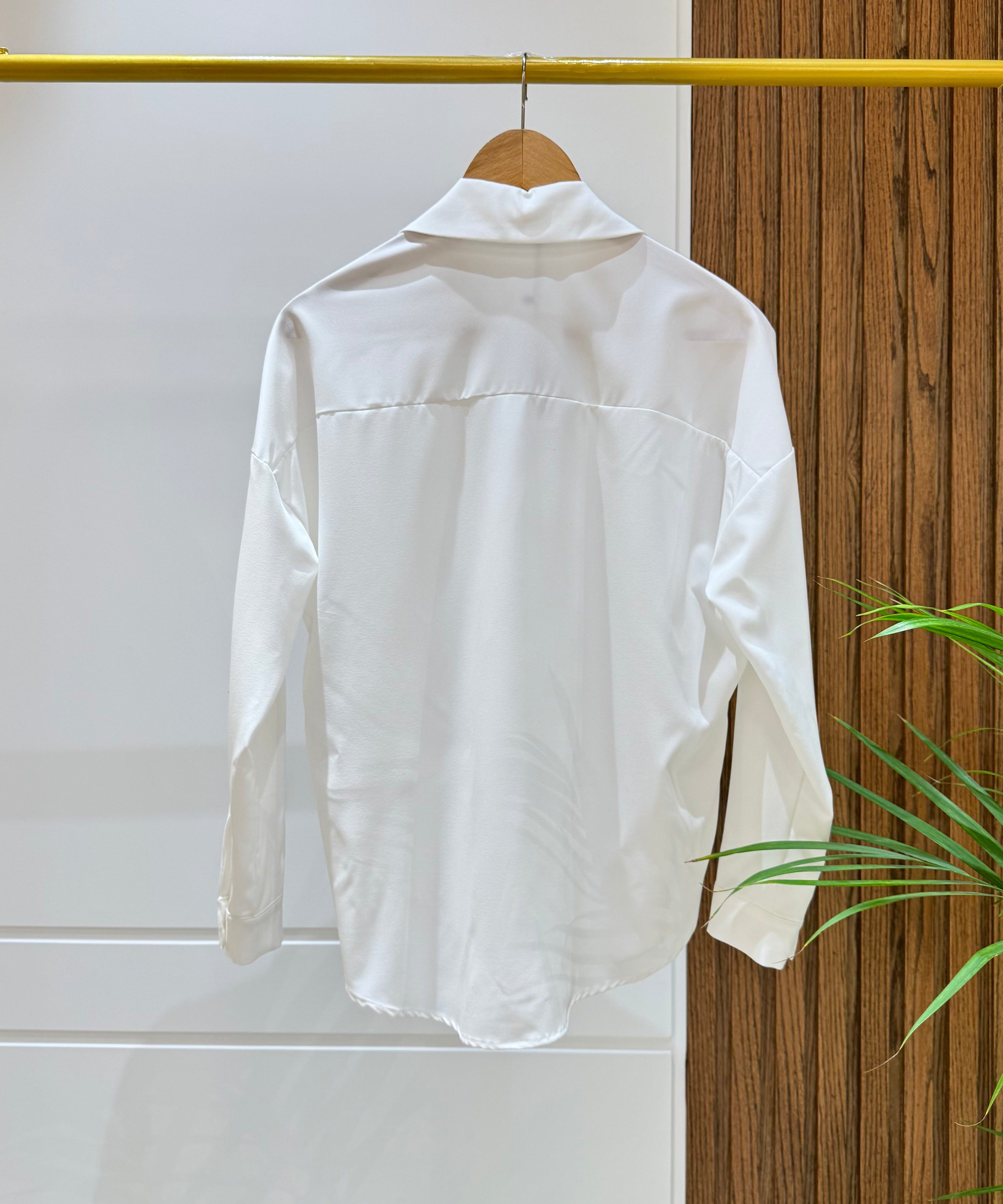 Shirt-Cotton Viscose-WHITE