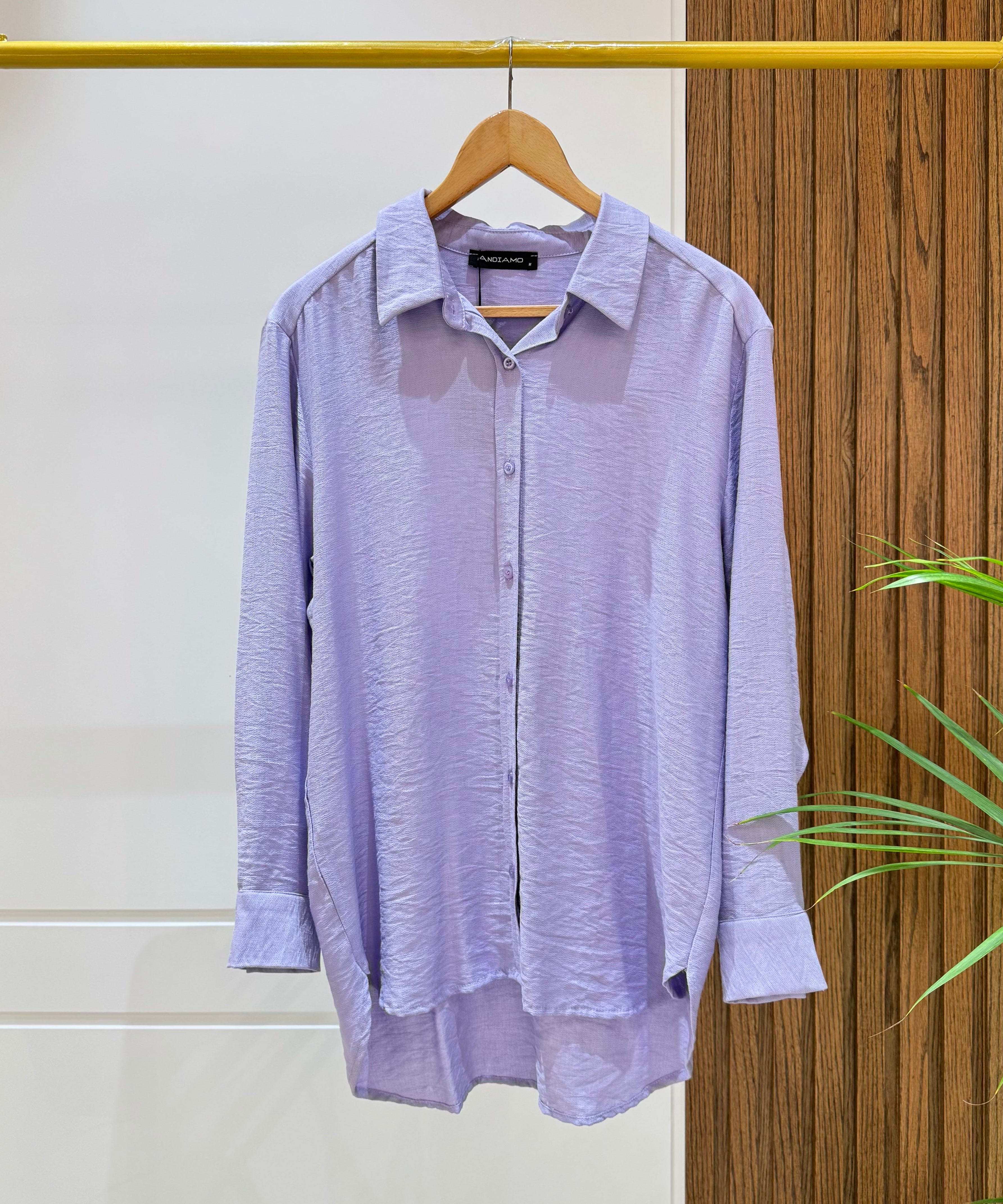 Shirt-Cotton Viscose-LAVANDER
