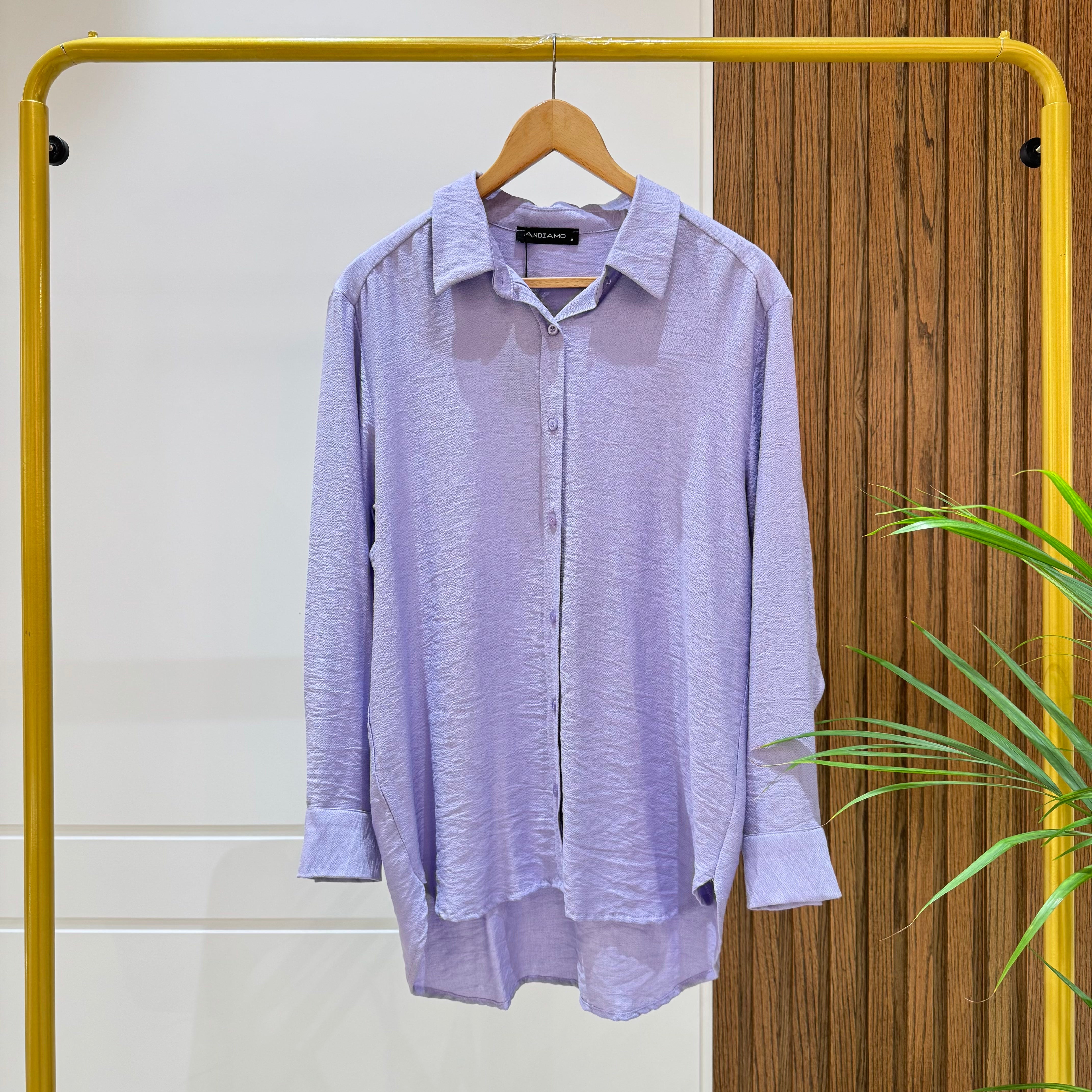 Shirt-Cotton Viscose-LAVANDER