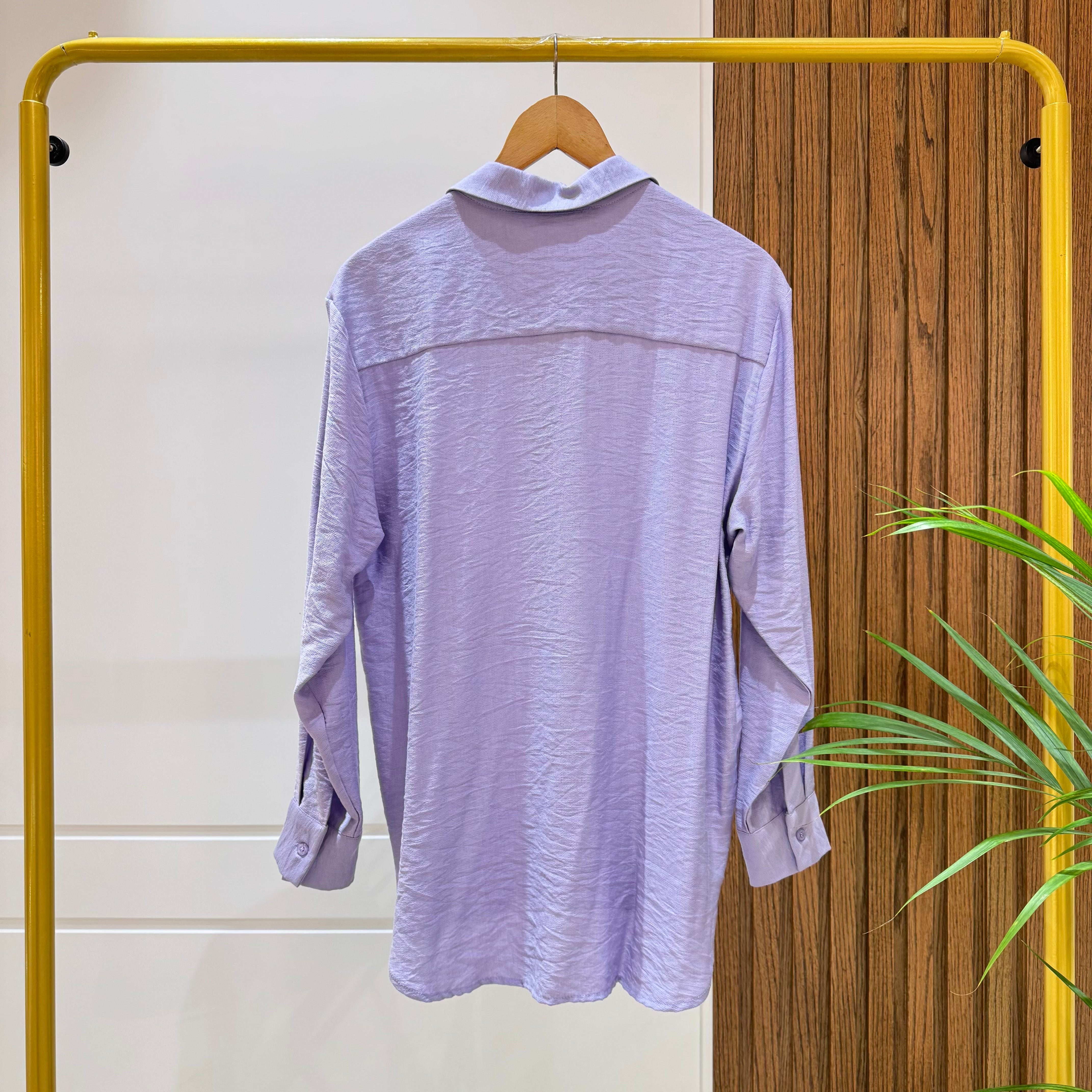 Shirt-Cotton Viscose-LAVANDER