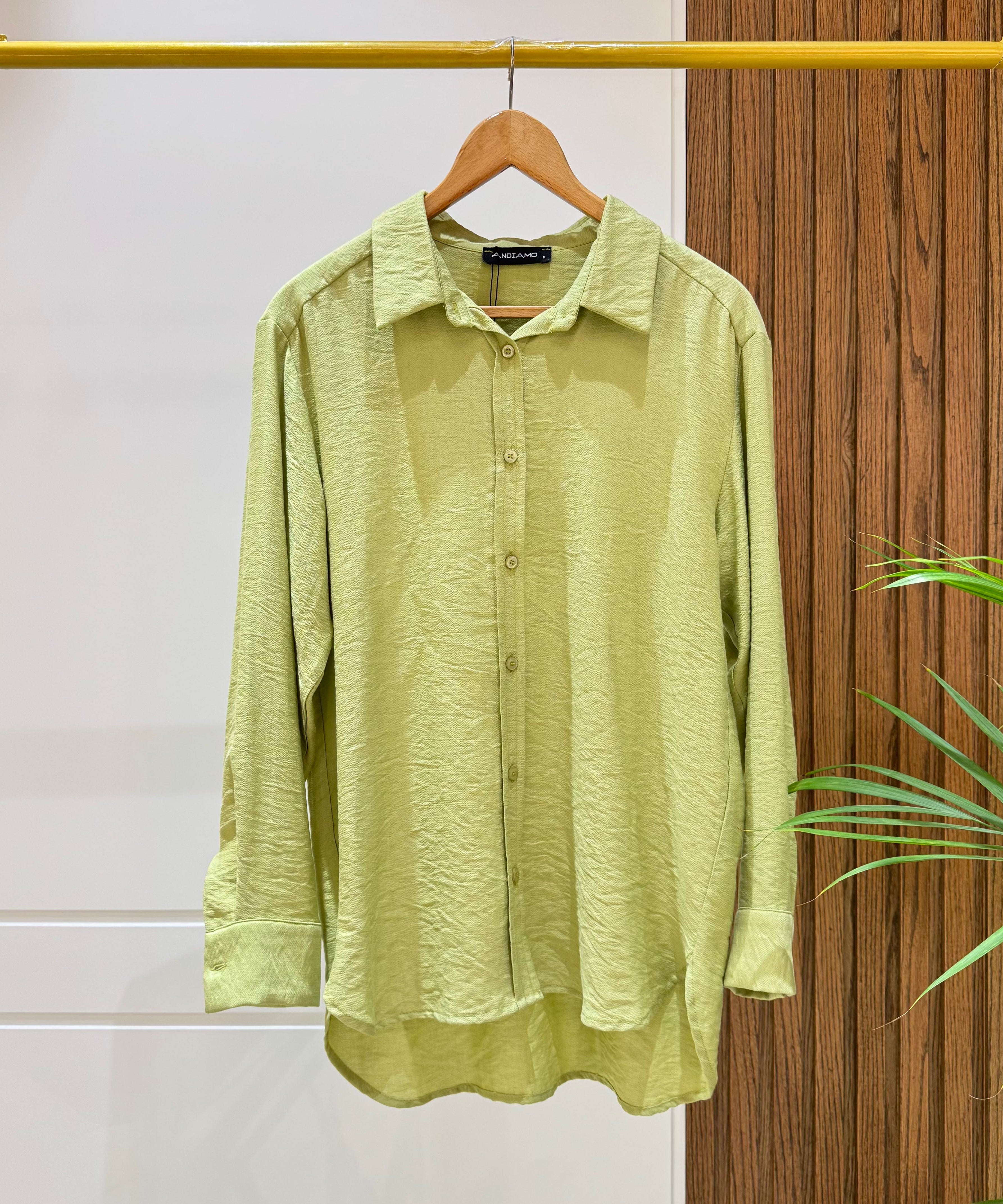 Shirt-Cotton Viscose-KIWI