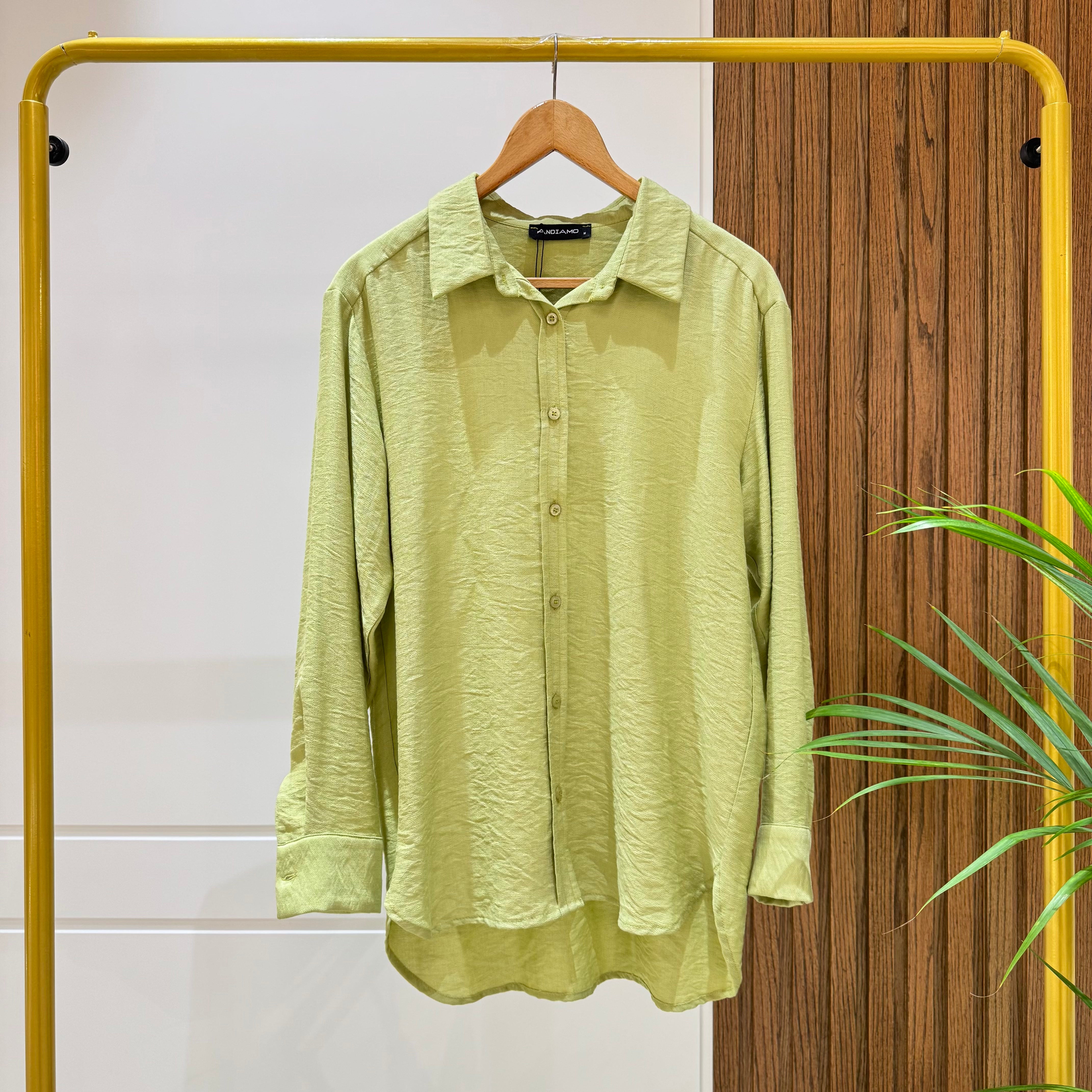 Shirt-Cotton Viscose-KIWI