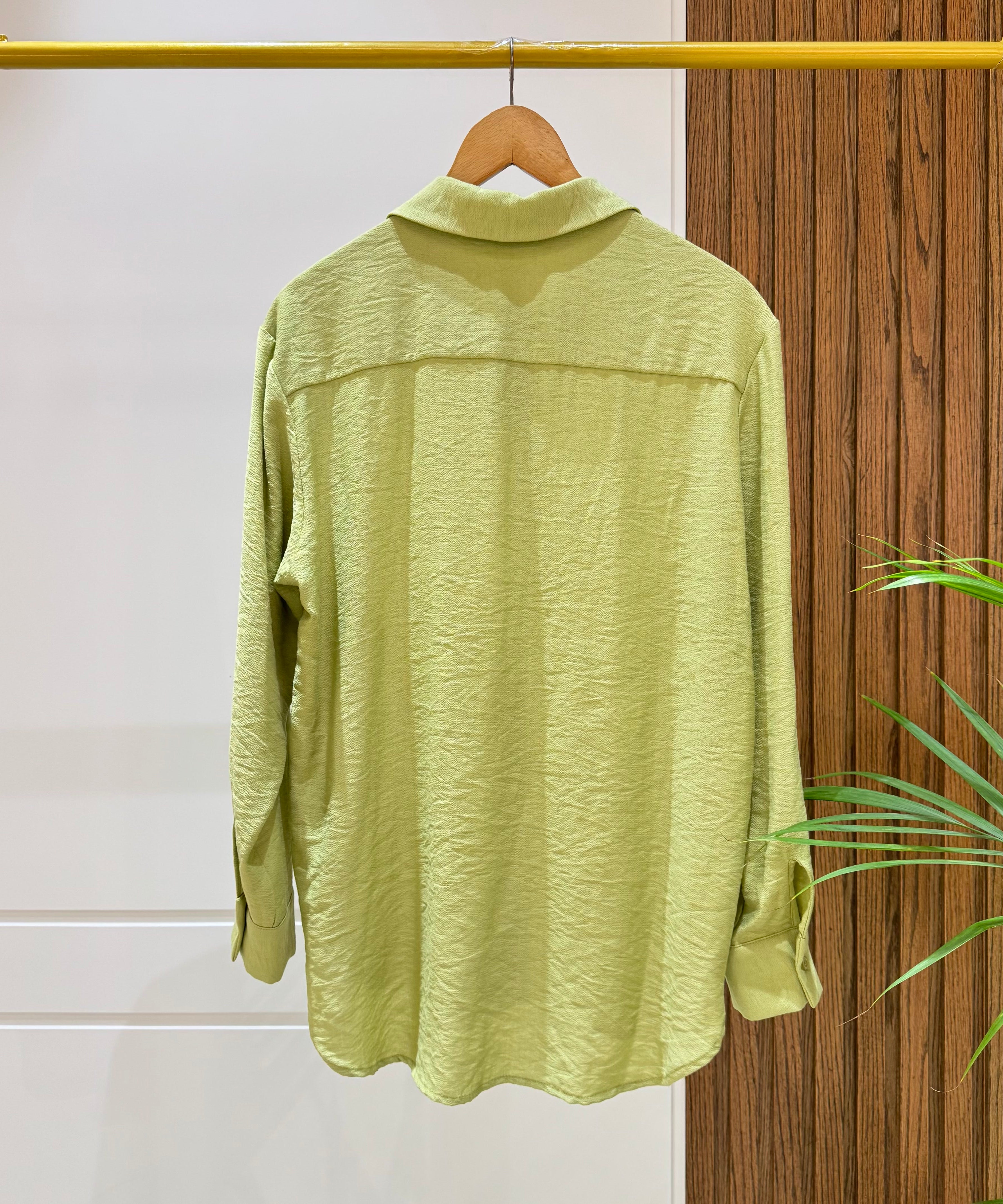 Shirt-Cotton Viscose-KIWI