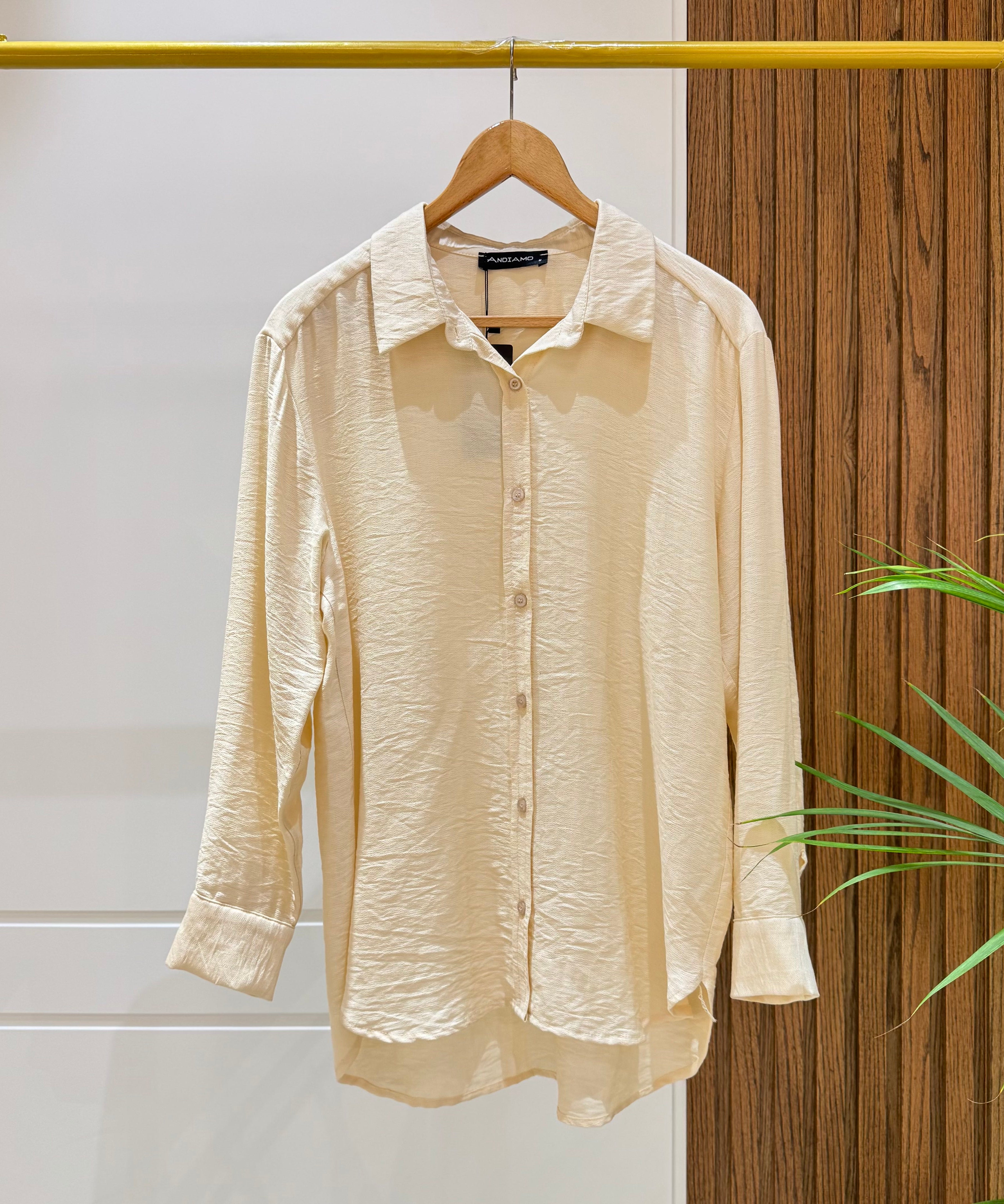 Shirt-Cotton Viscose-BEIGE