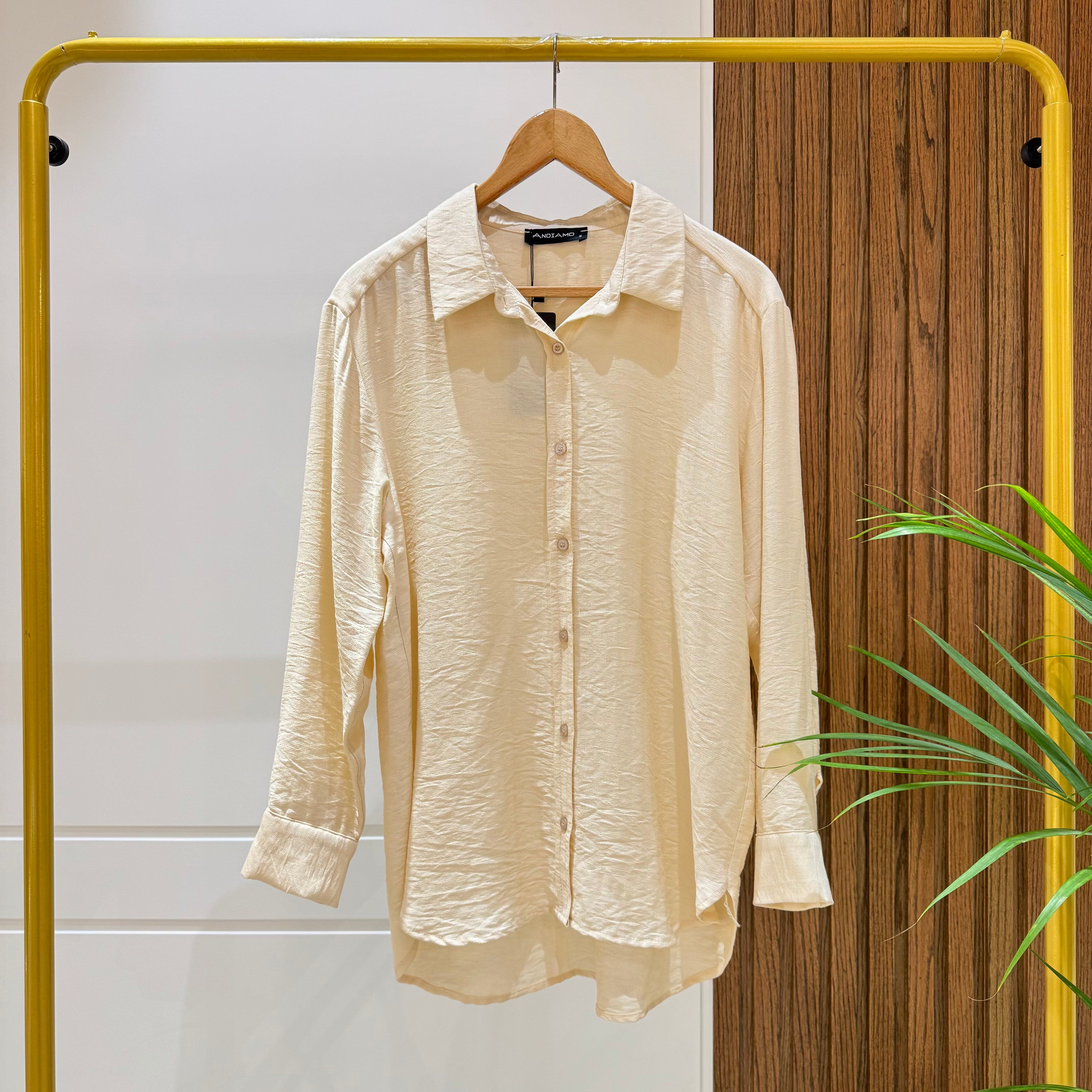 Shirt-Cotton Viscose-BEIGE