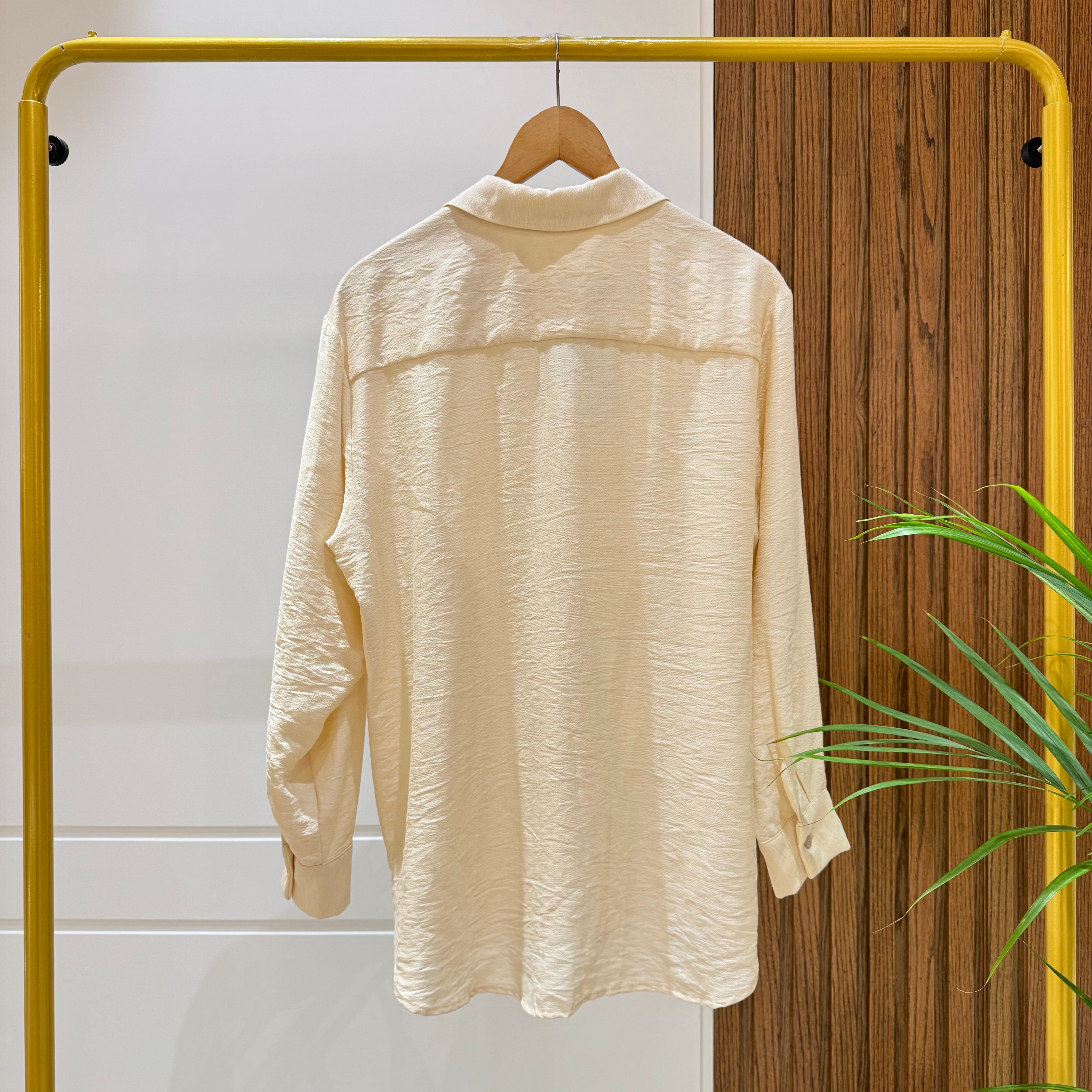 Shirt-Cotton Viscose-BEIGE