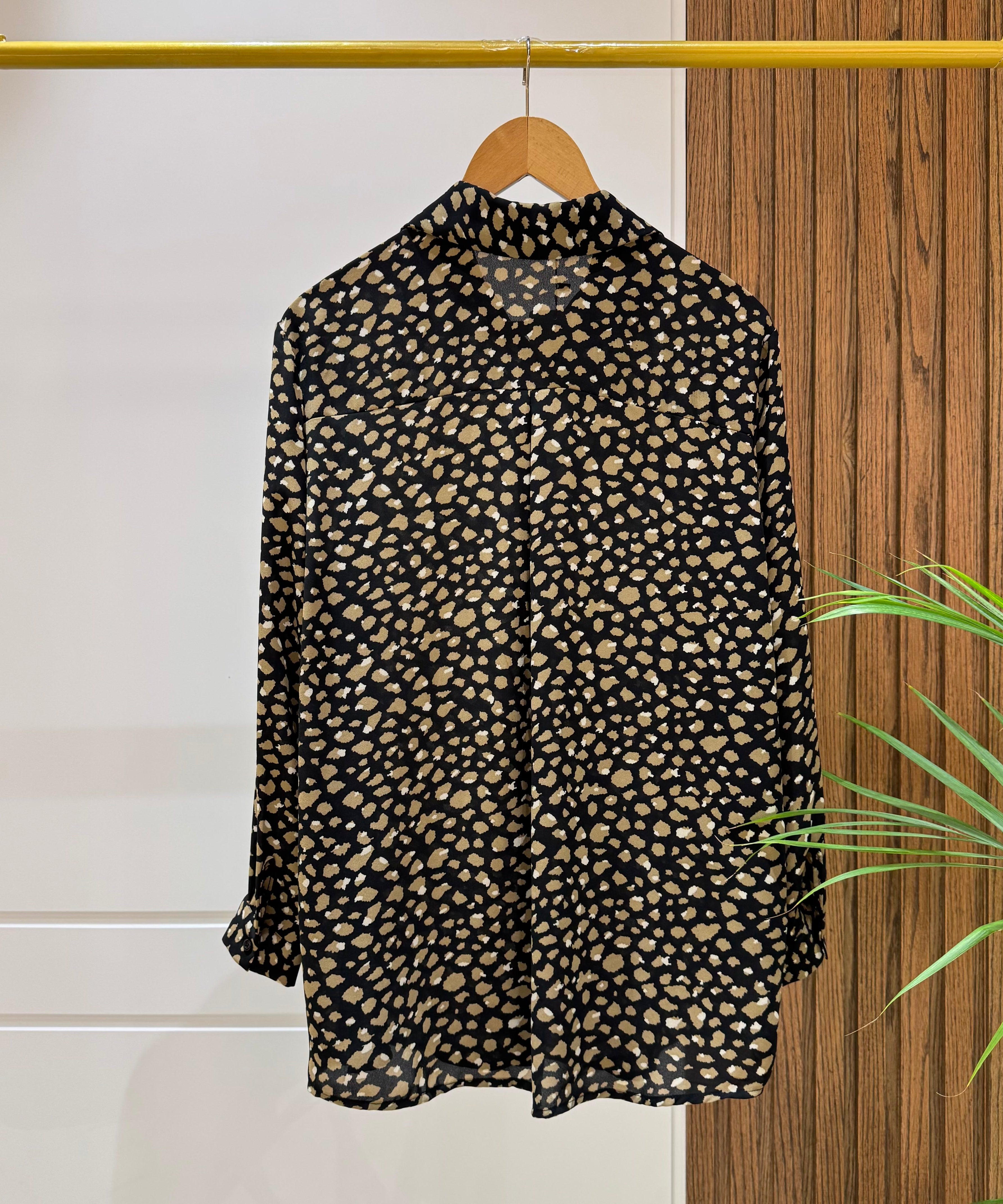 Shirt-Chiffon Crepe-CAFEE