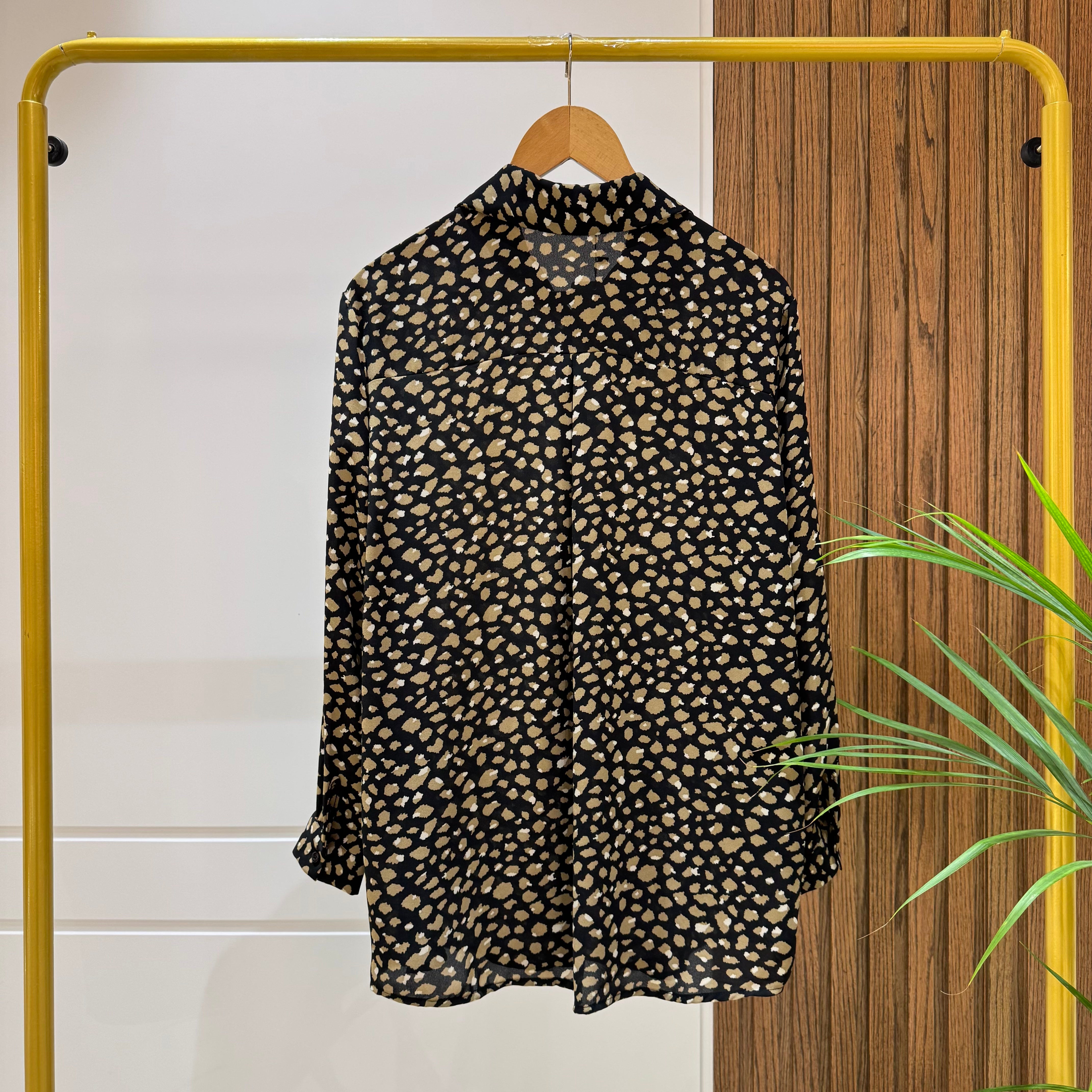 Shirt-Chiffon Crepe-CAFEE