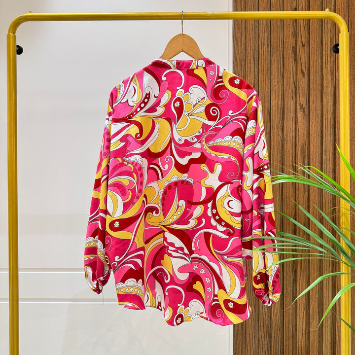 قميص -ستان-فوشيا