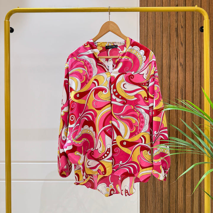 قميص -ستان-فوشيا