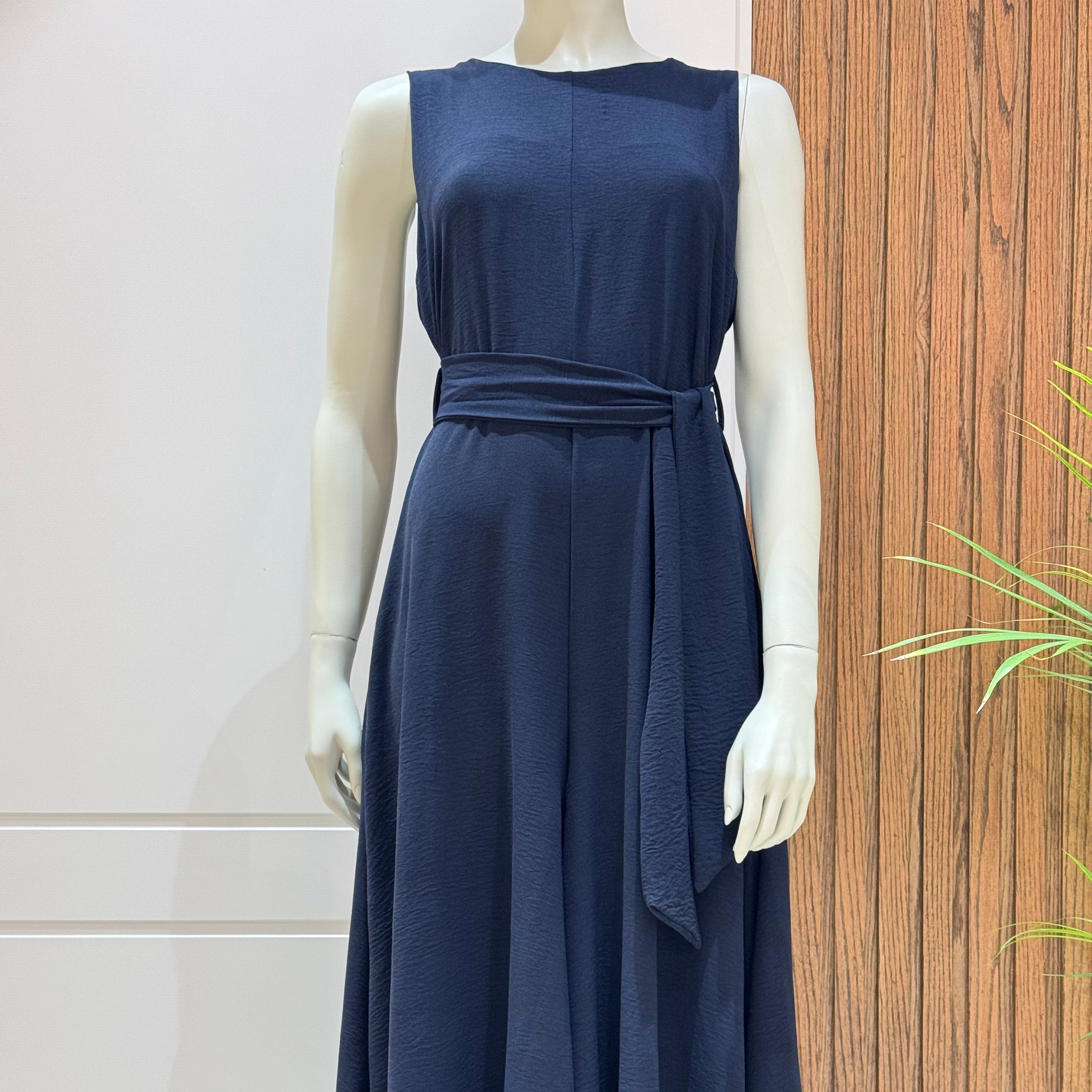 Jumpsuit-Cotton Viscose-NAVY